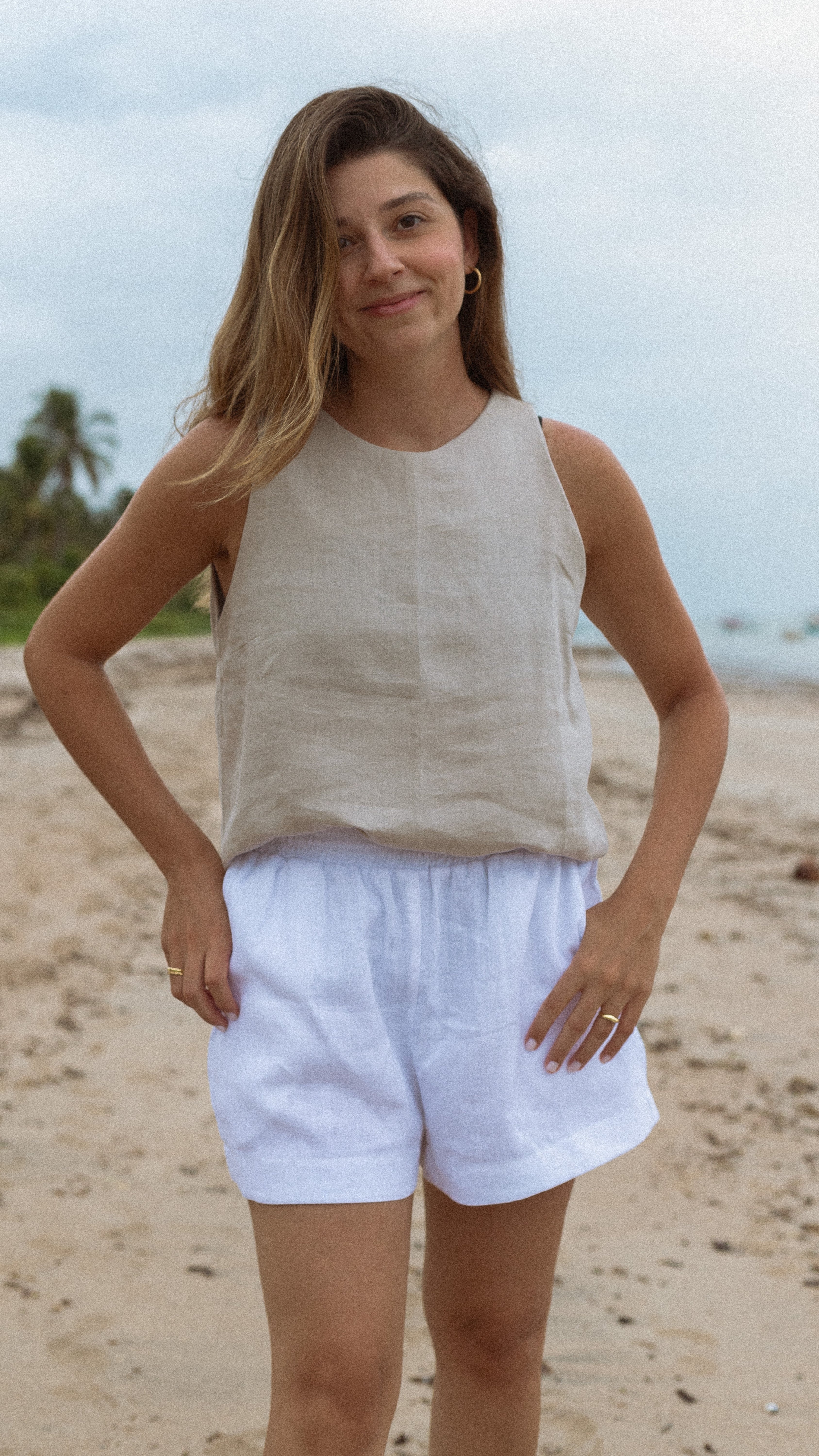 Regata Clássica Linho Puro