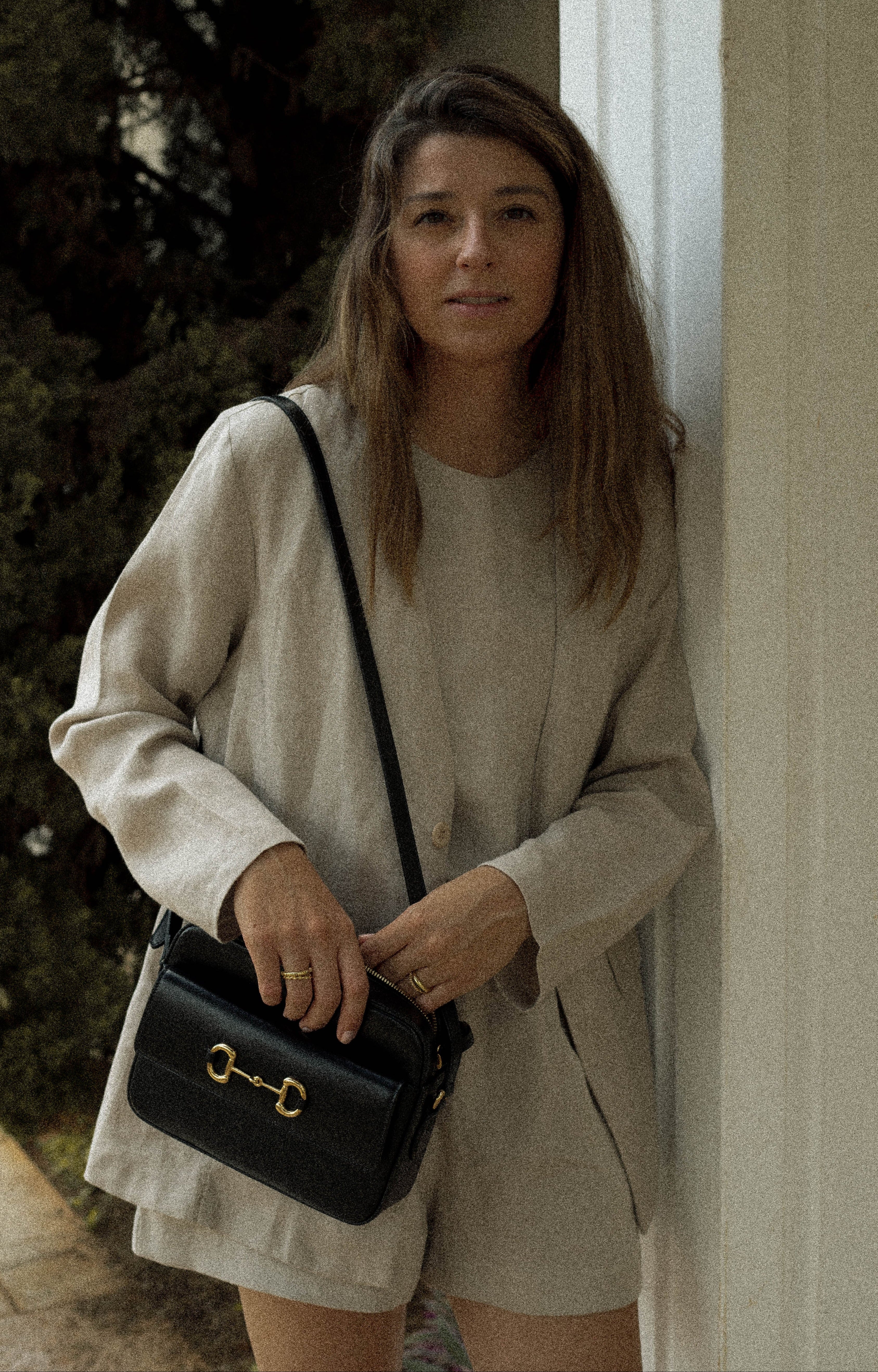 Conjunto Olívia Linho Puro · 3 peças