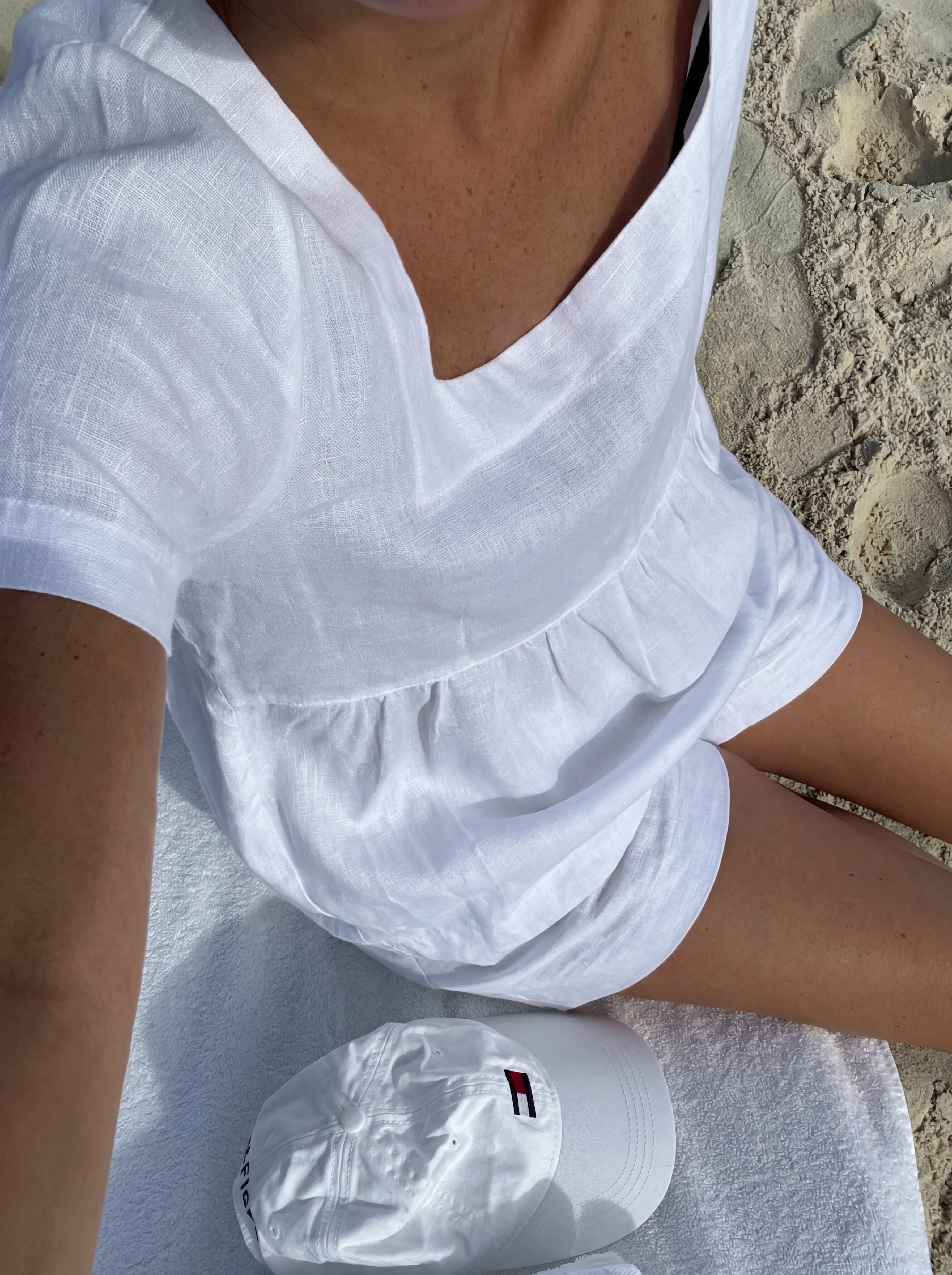 Conjunto Bata Amélia e Shorts Dora Linho Puro · 2 peças