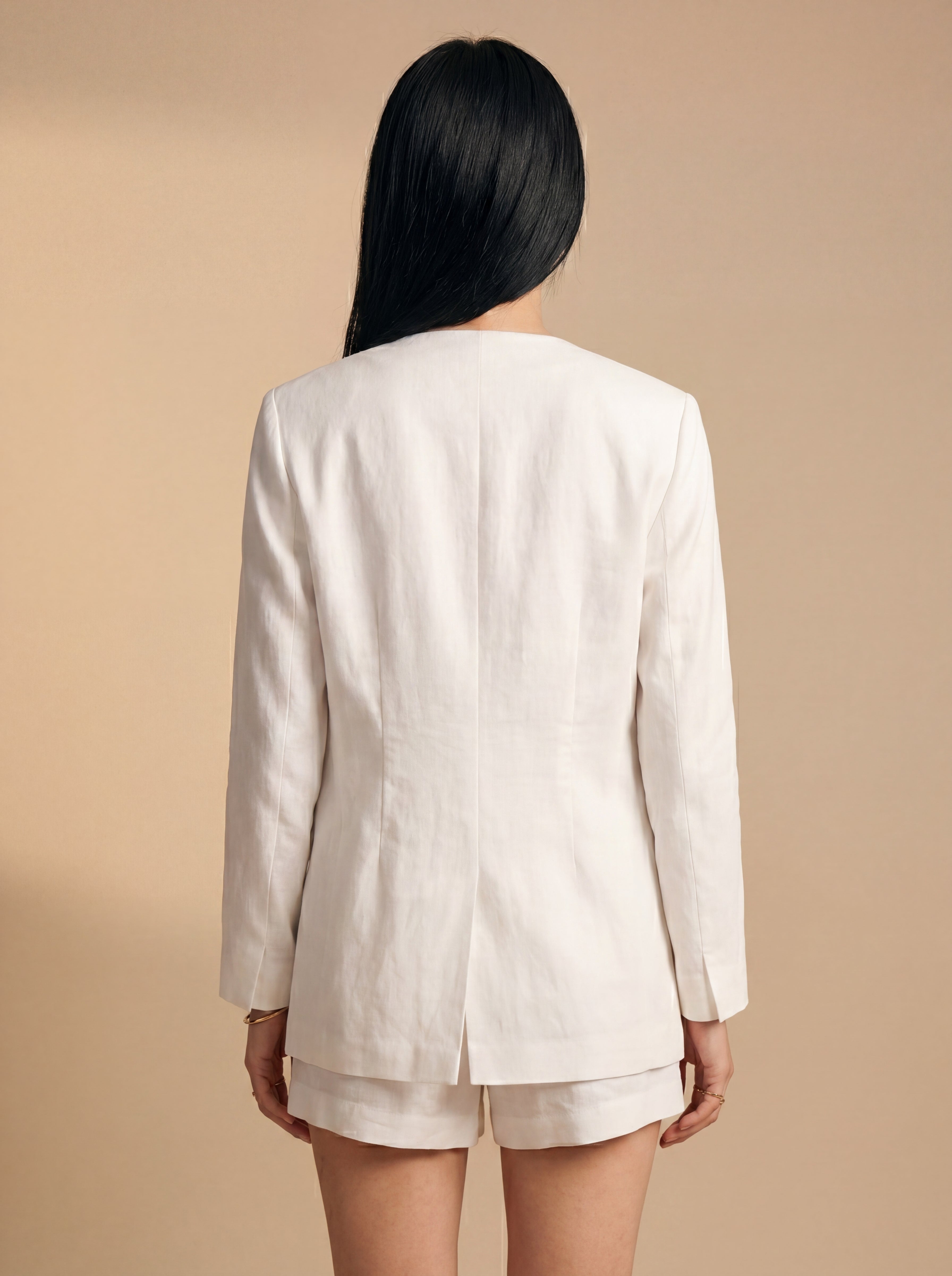 Conjunto Olívia Linho Puro · 3 peças