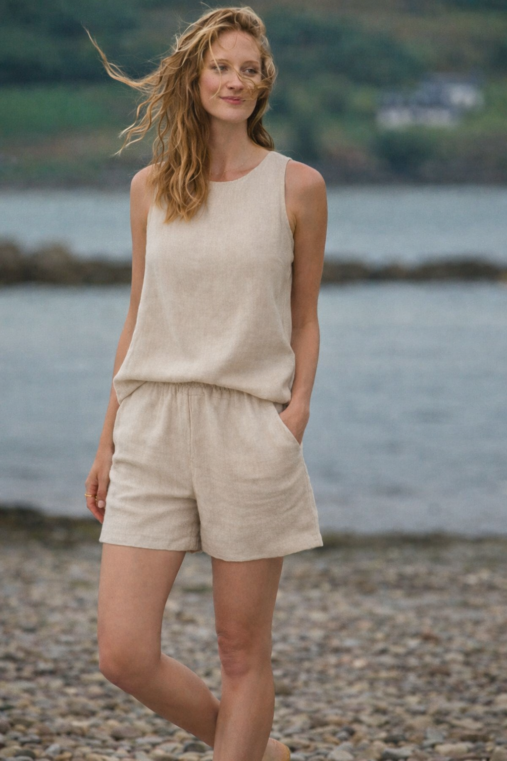 Regata Clássica Linho Puro