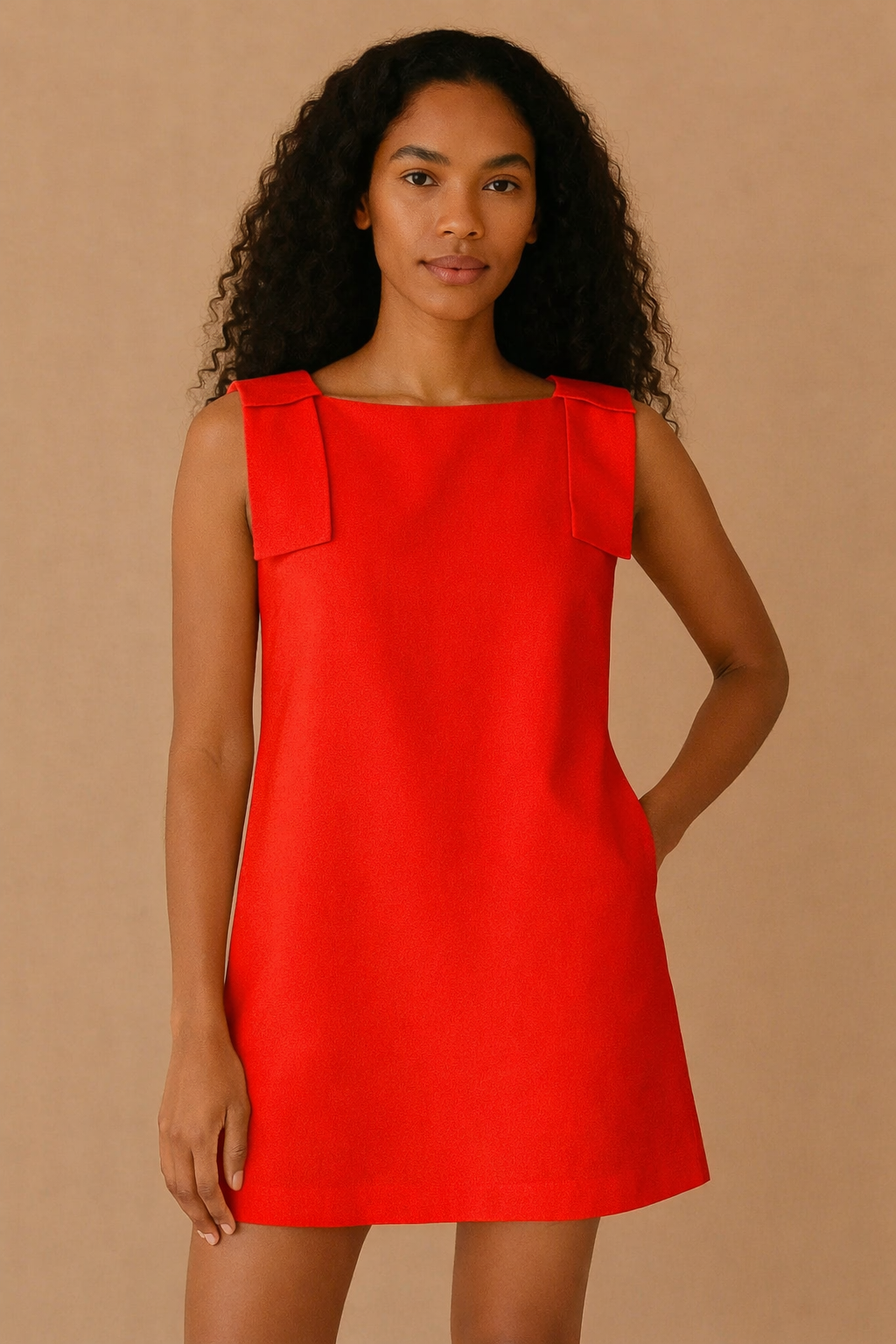 Vestido Feminino Beatriz de Linho Puro · Curto Minimalista Contemporâneo | Baddu