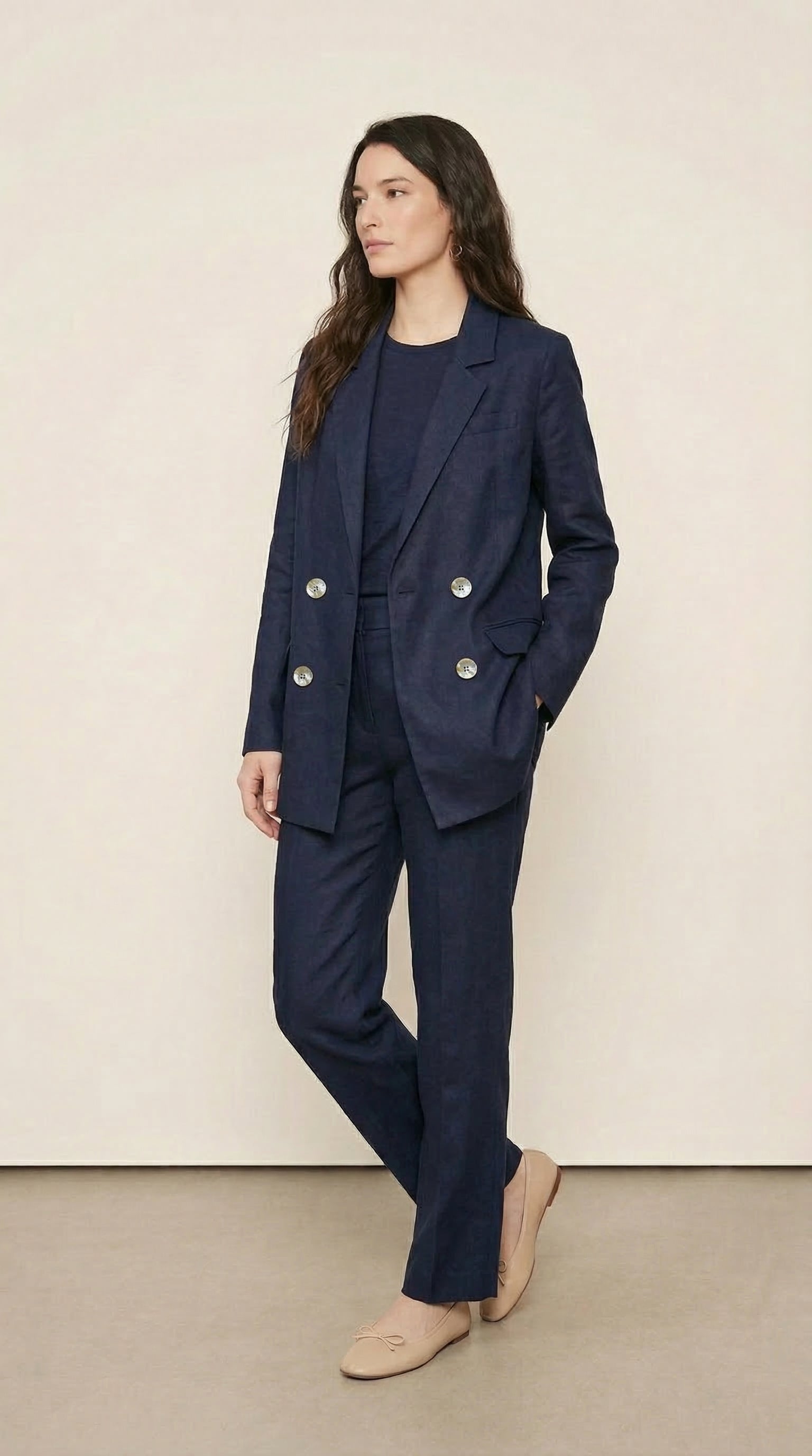 Blazer Diana Linho Puro