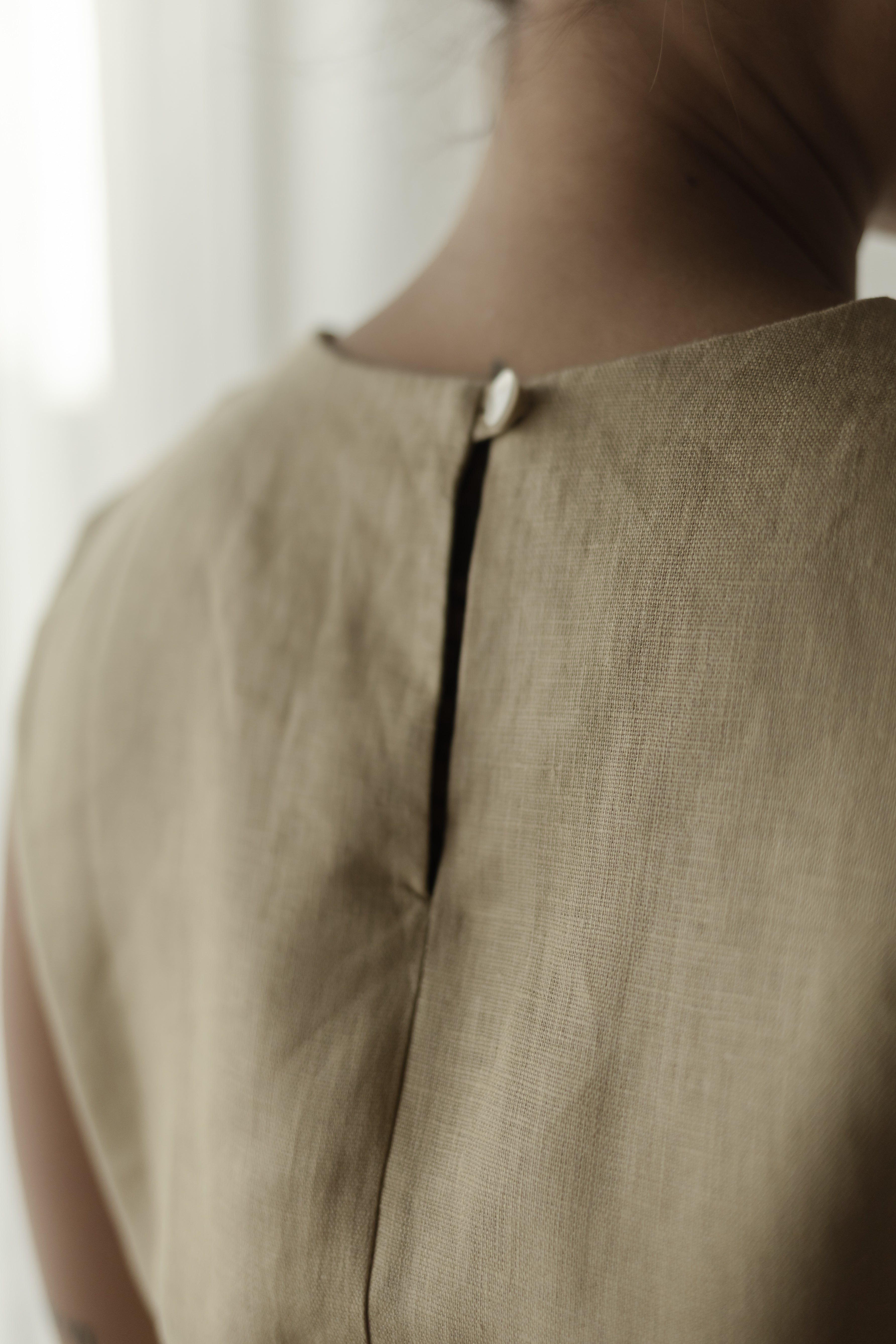 Regata Dyandra 100% Linho Bege