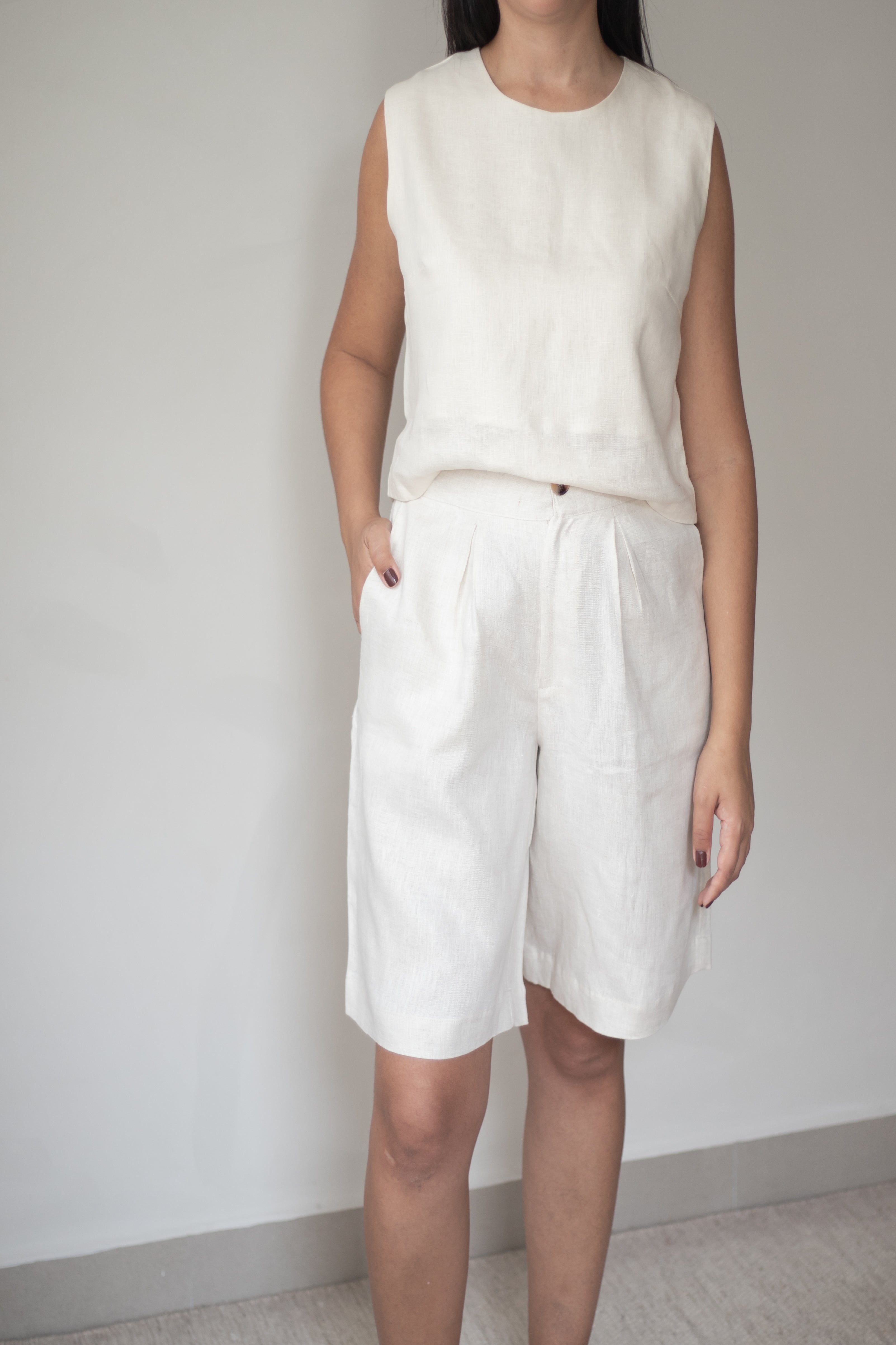 Bermuda Nara 100% Linho