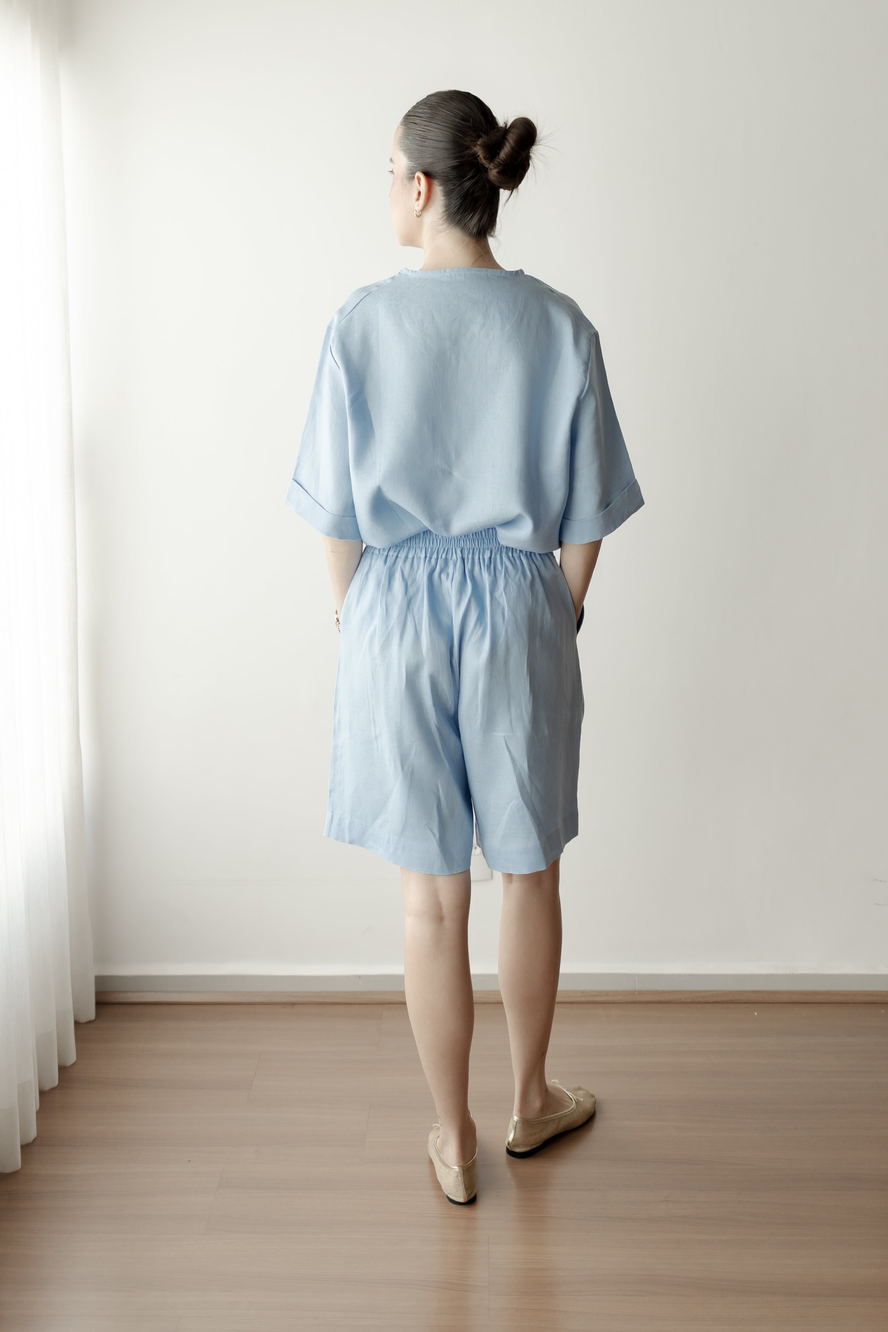 Bermuda Clara 100% Linho