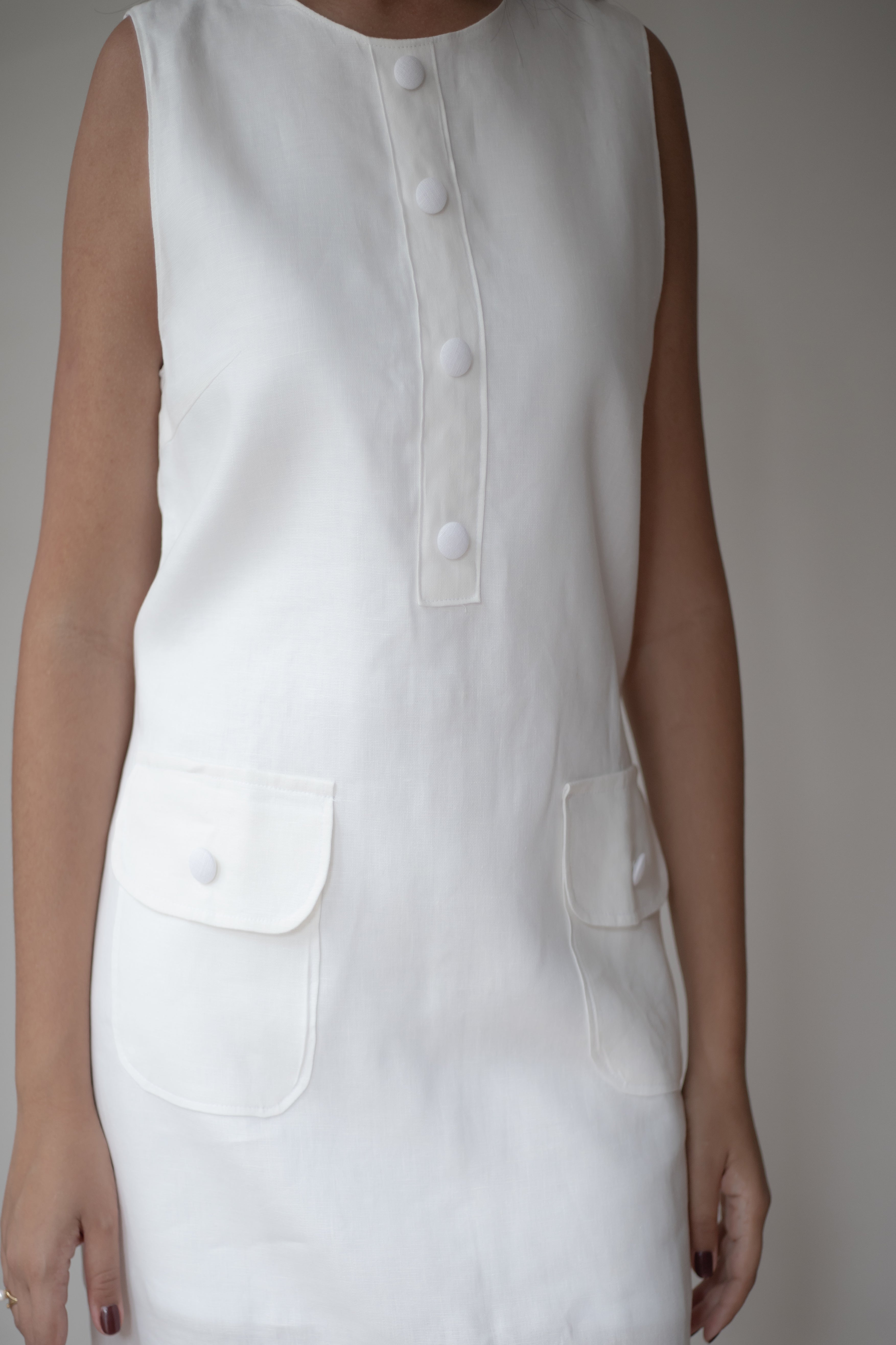 Vestido Elza 100% Branco