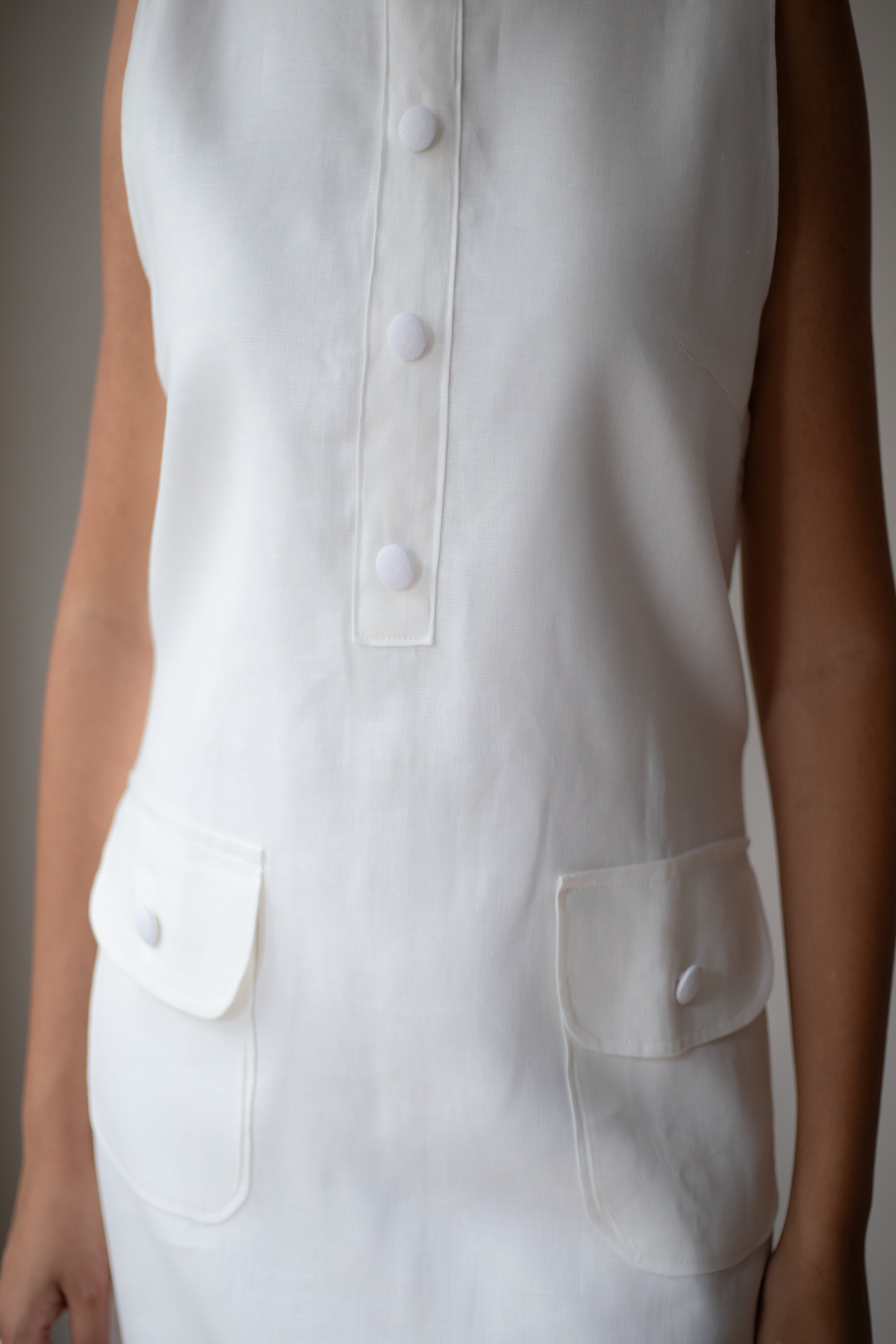 Vestido Elza 100% Branco