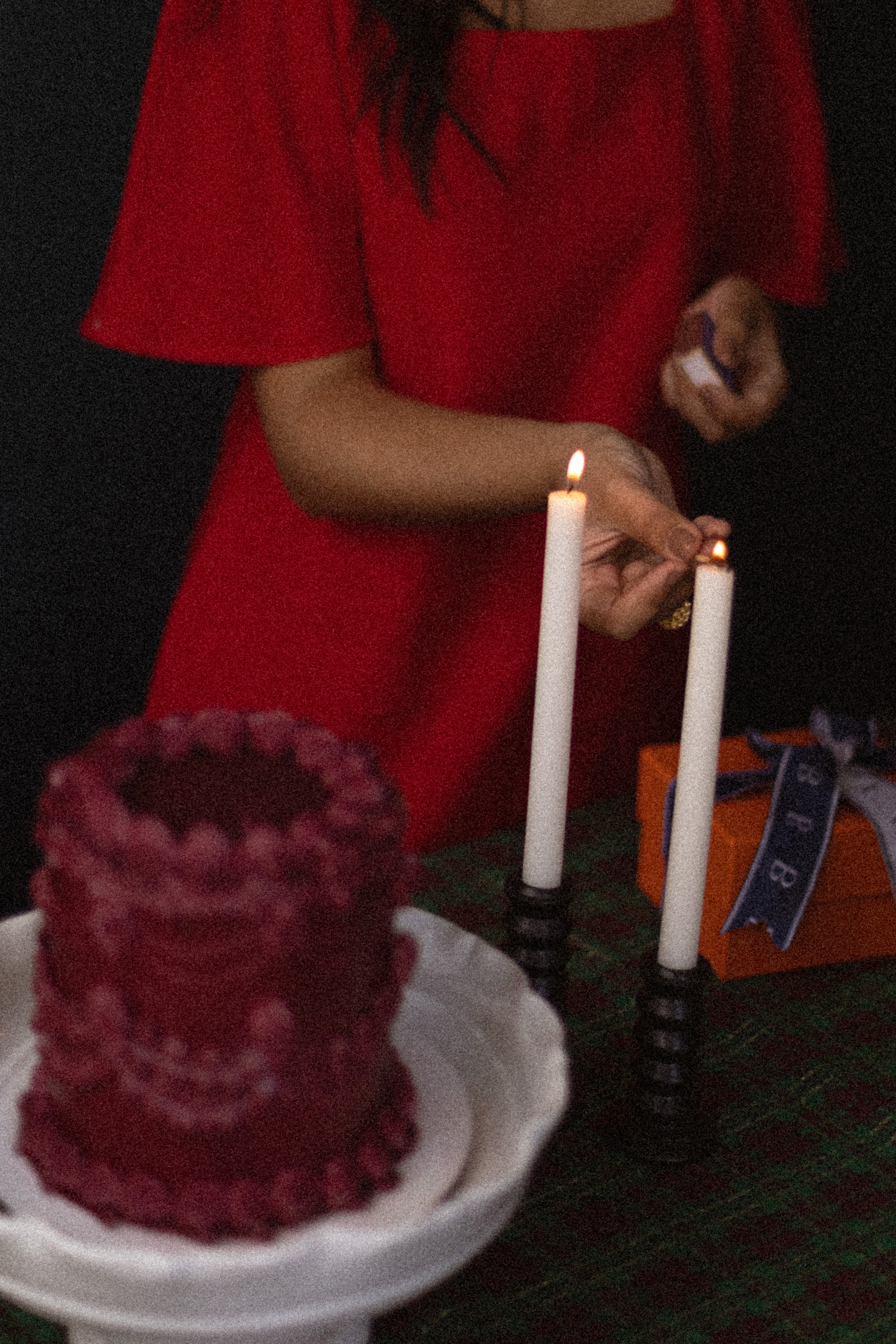 Vestido Lia 100% Linho Cereja