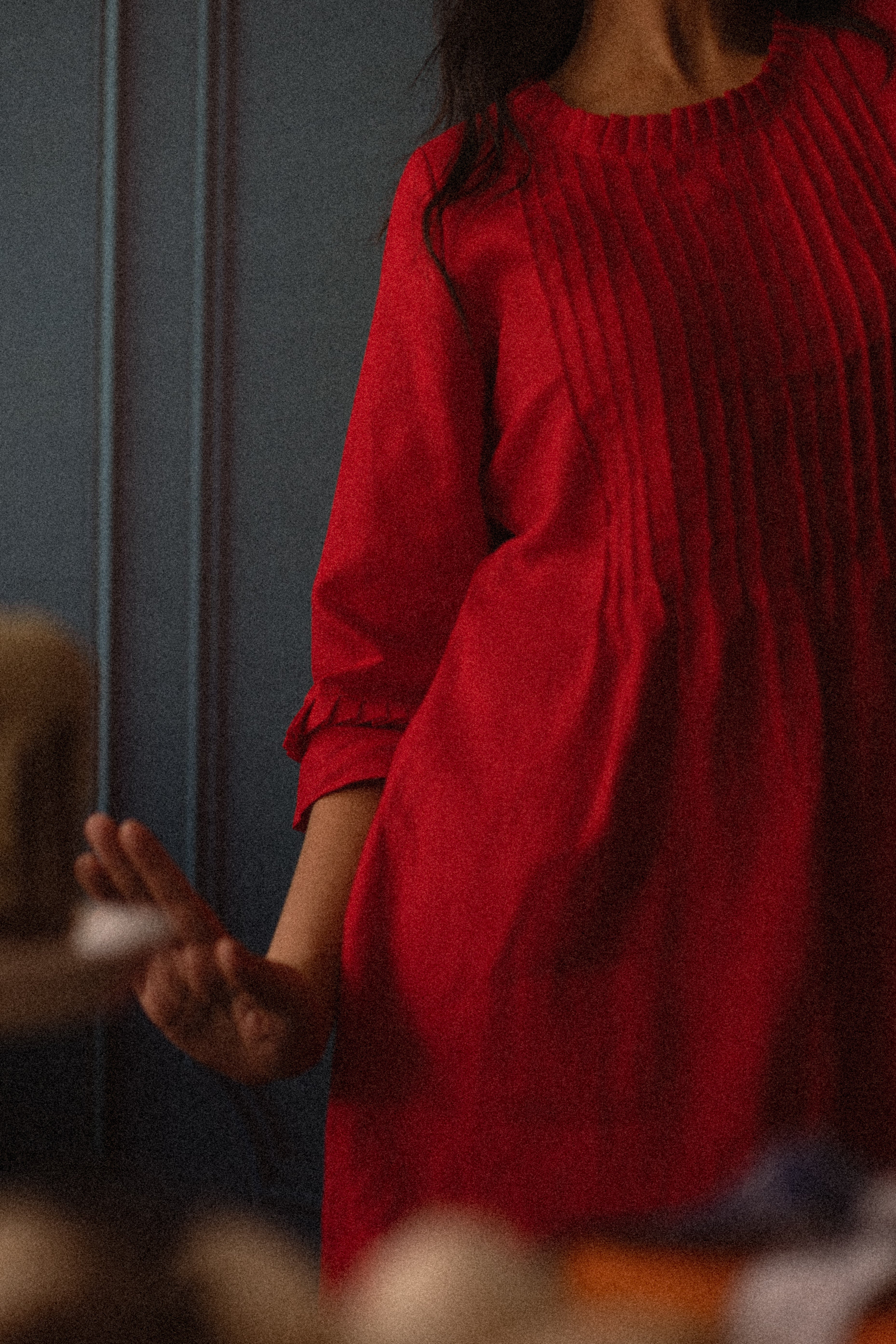 Vestido Alpina 100% Linho Cereja