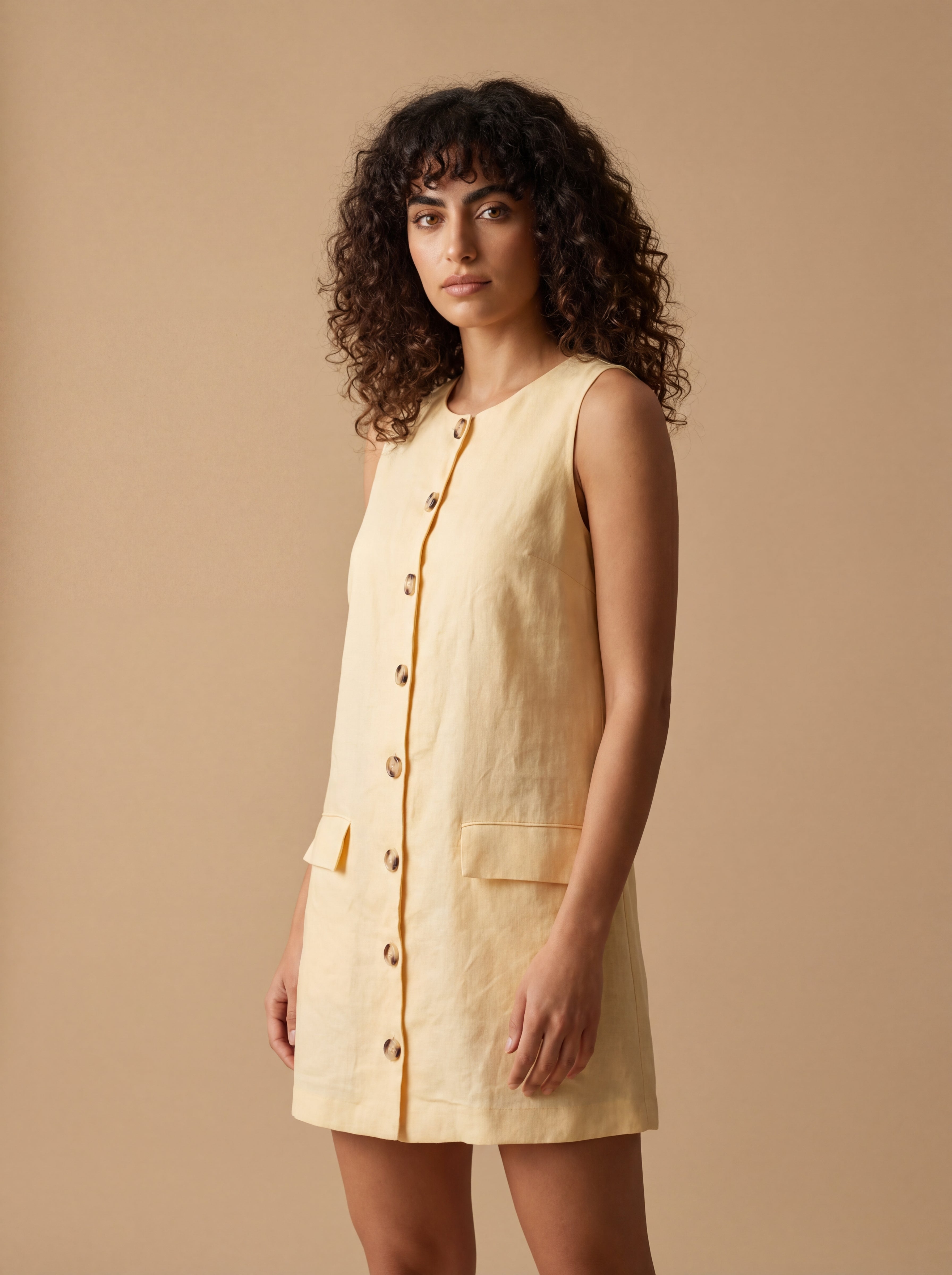 Vestido Dora Linho Puro