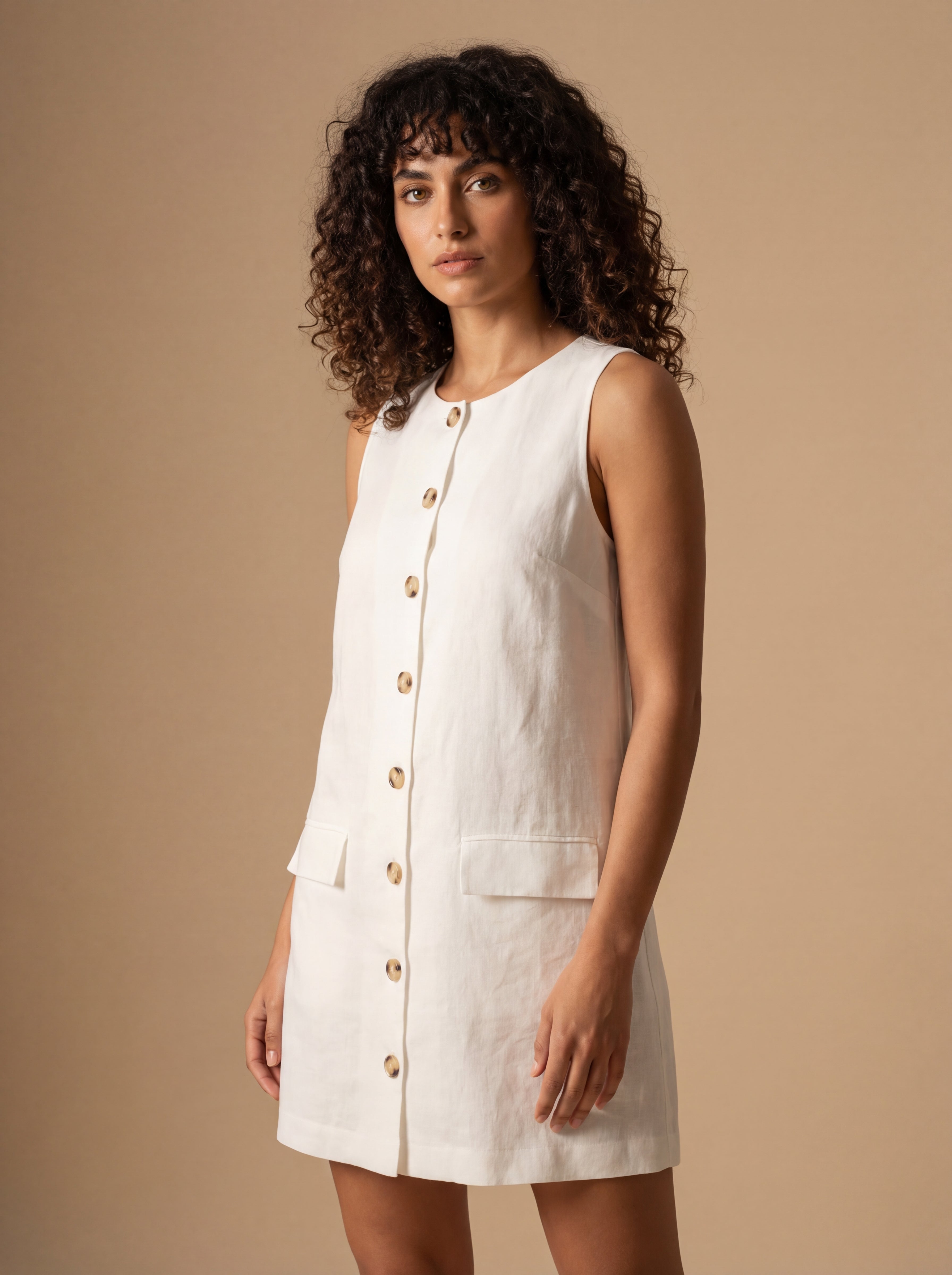 Vestido Dora Linho Puro