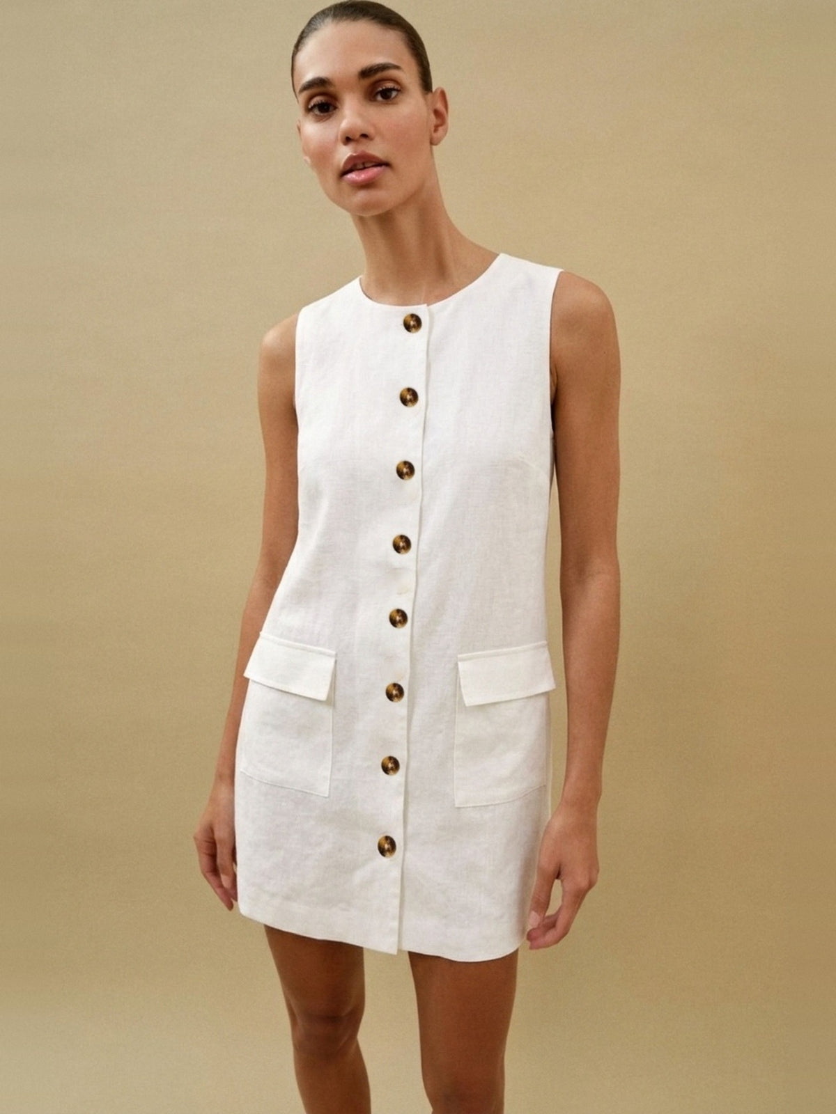 Vestido Dora Branco — Estúdio Frente
