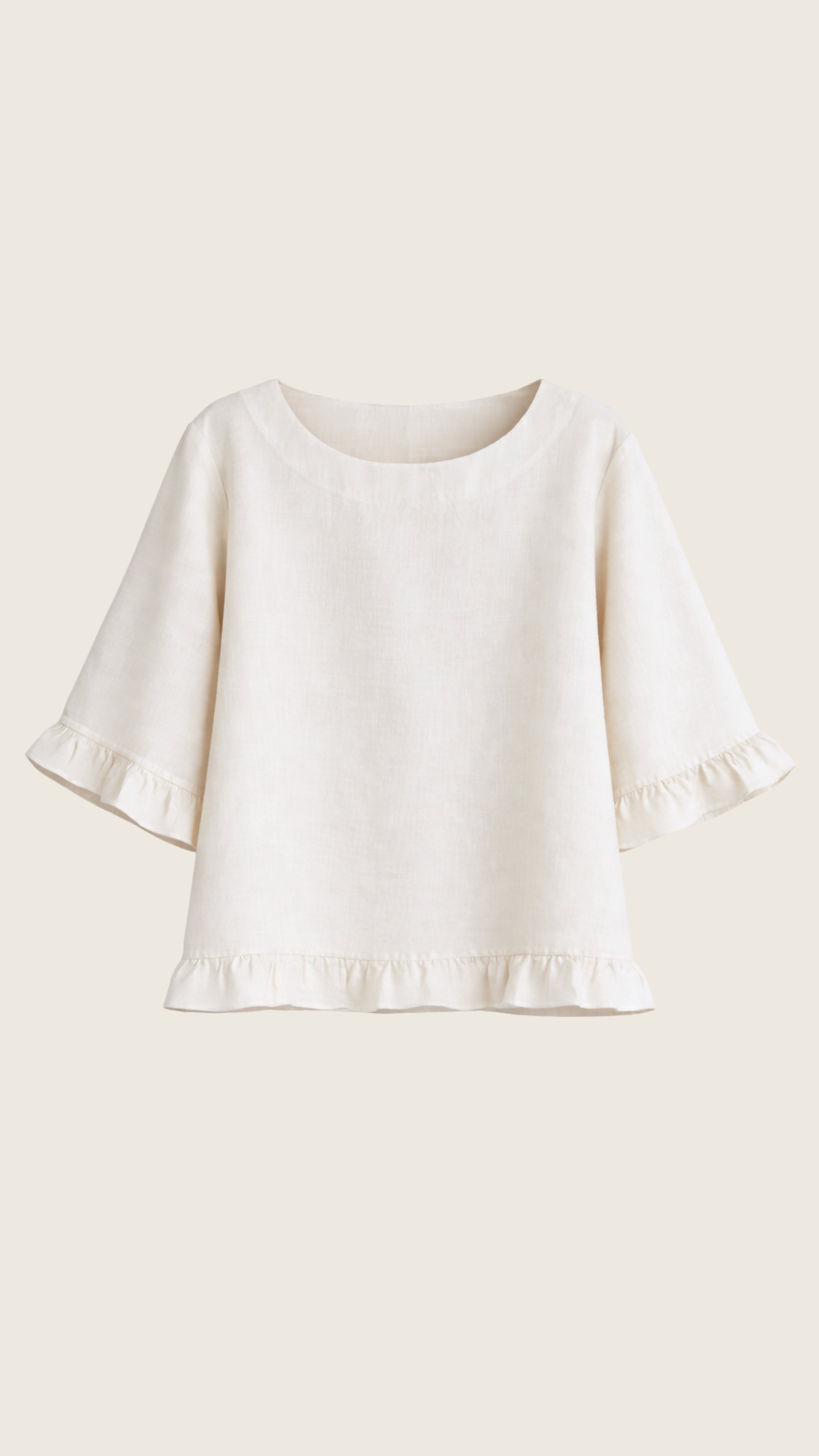 Blusa Feminina Lucy de Linho Puro · Versátil e Sofisticada para Trabalho | Baddu