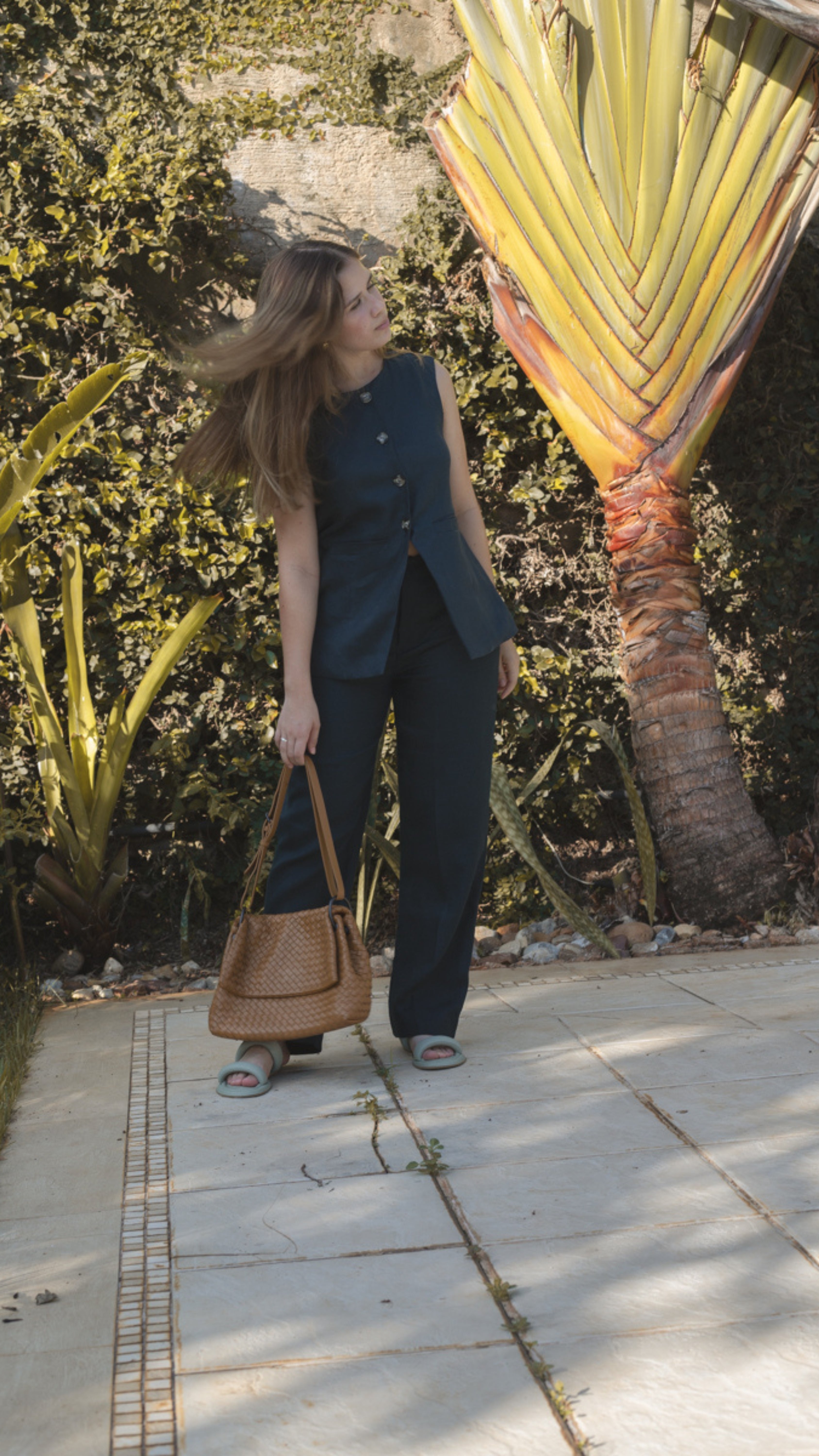 Colete Feminino Dora de Linho Puro · Versátil para Trabalho | Baddu