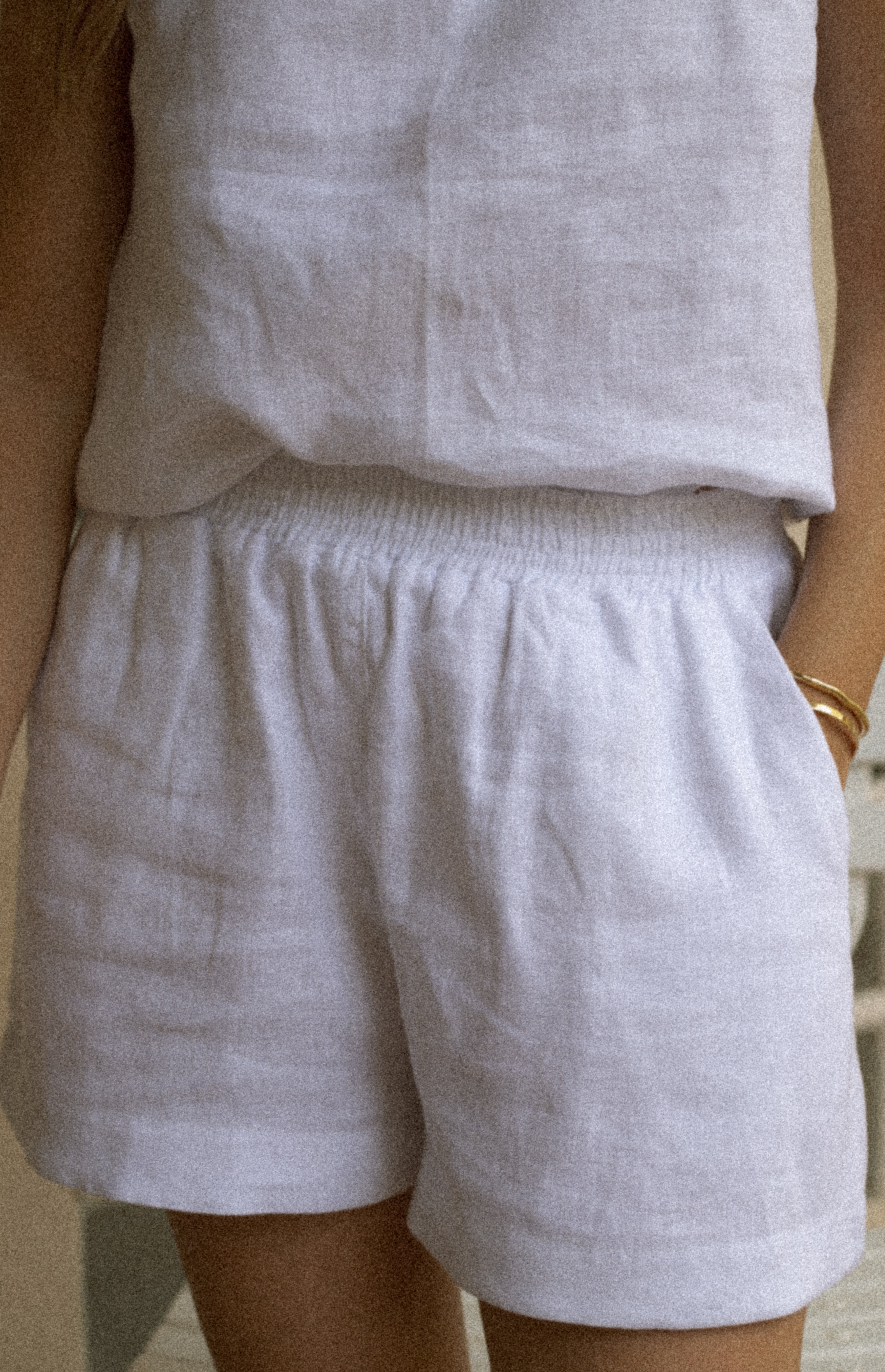 Conjunto Flora Linho Puro · 2 peças