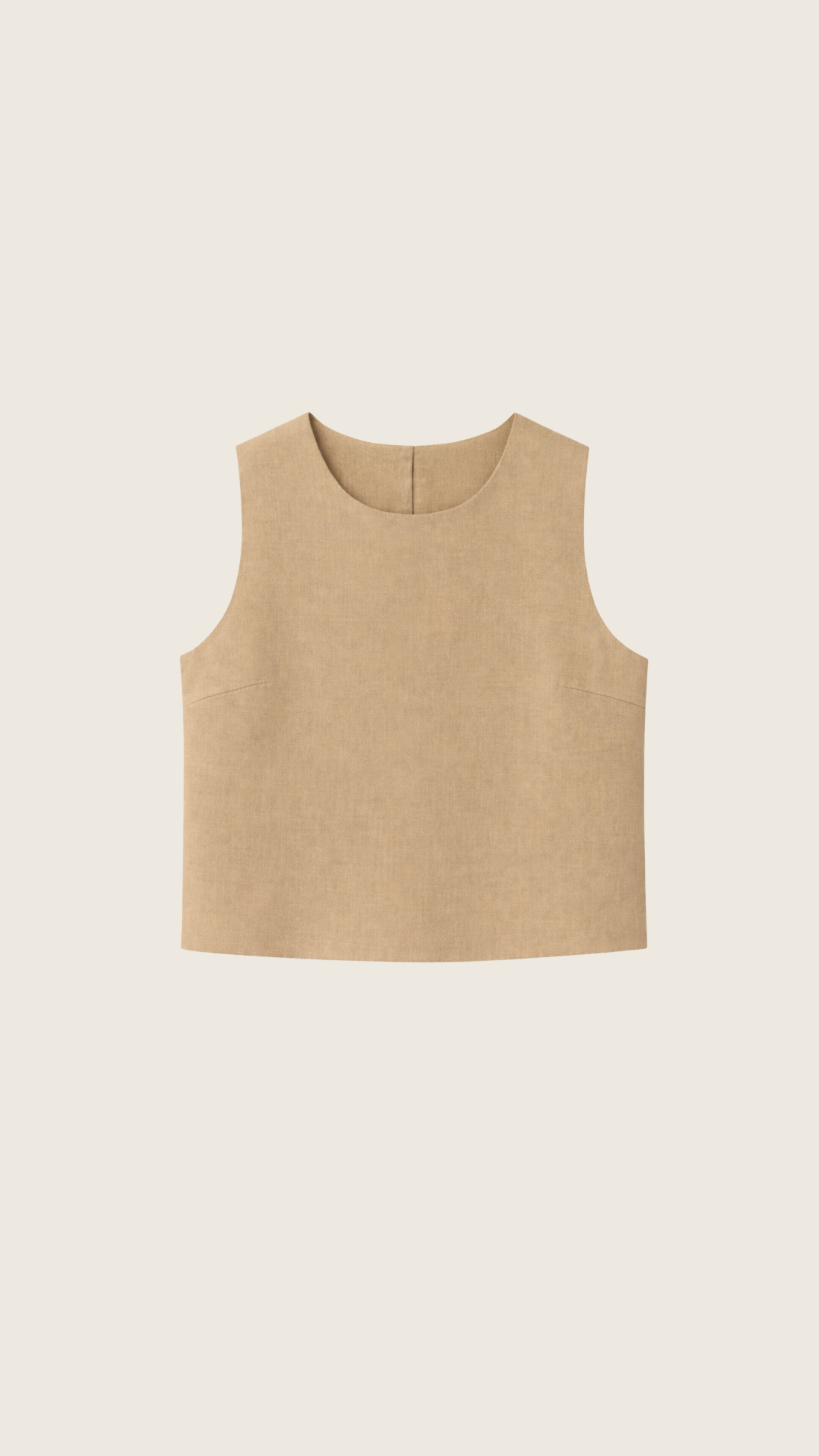 Regata Dyandra 100% Linho Bege