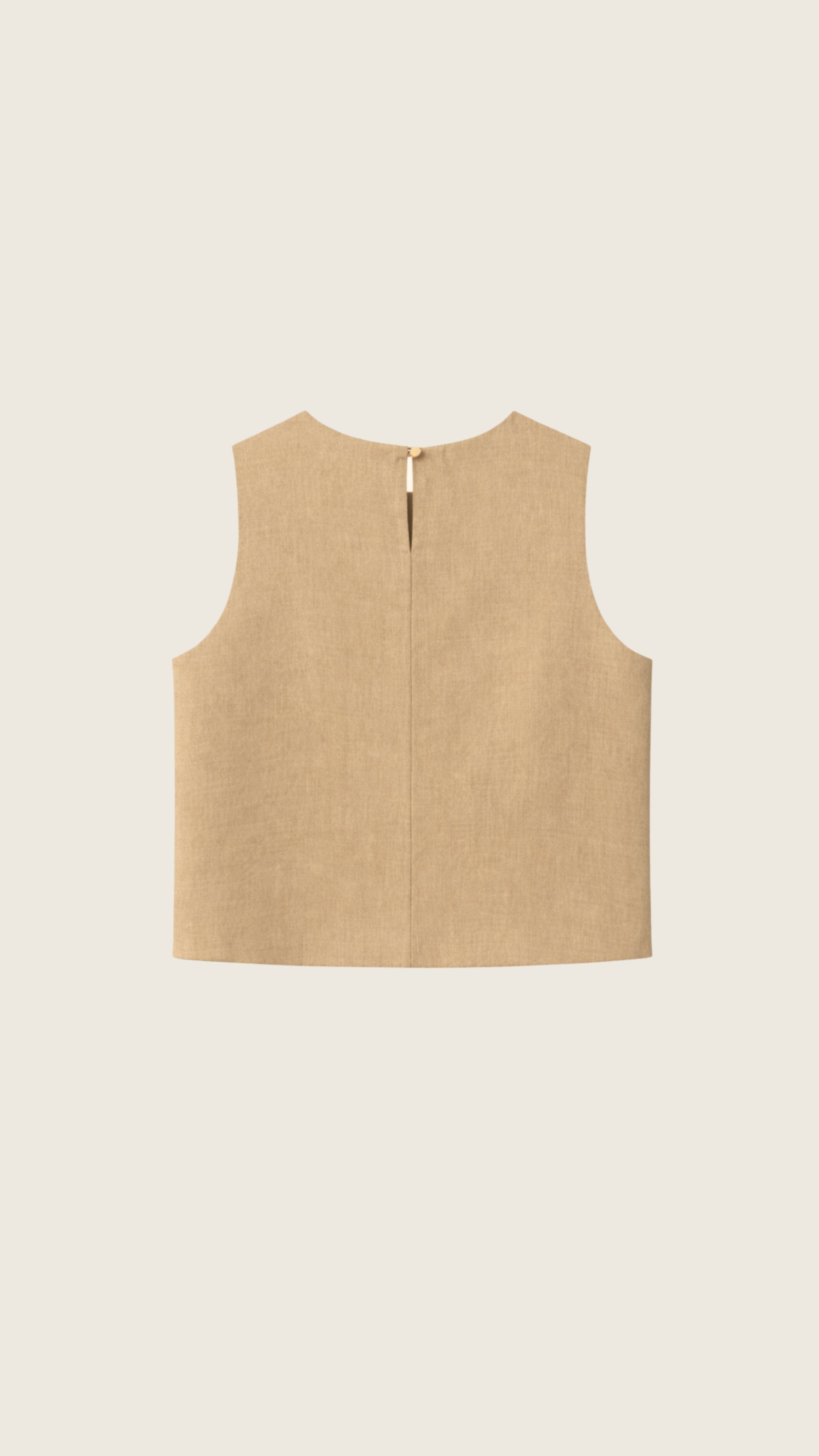 Regata Dyandra 100% Linho Bege