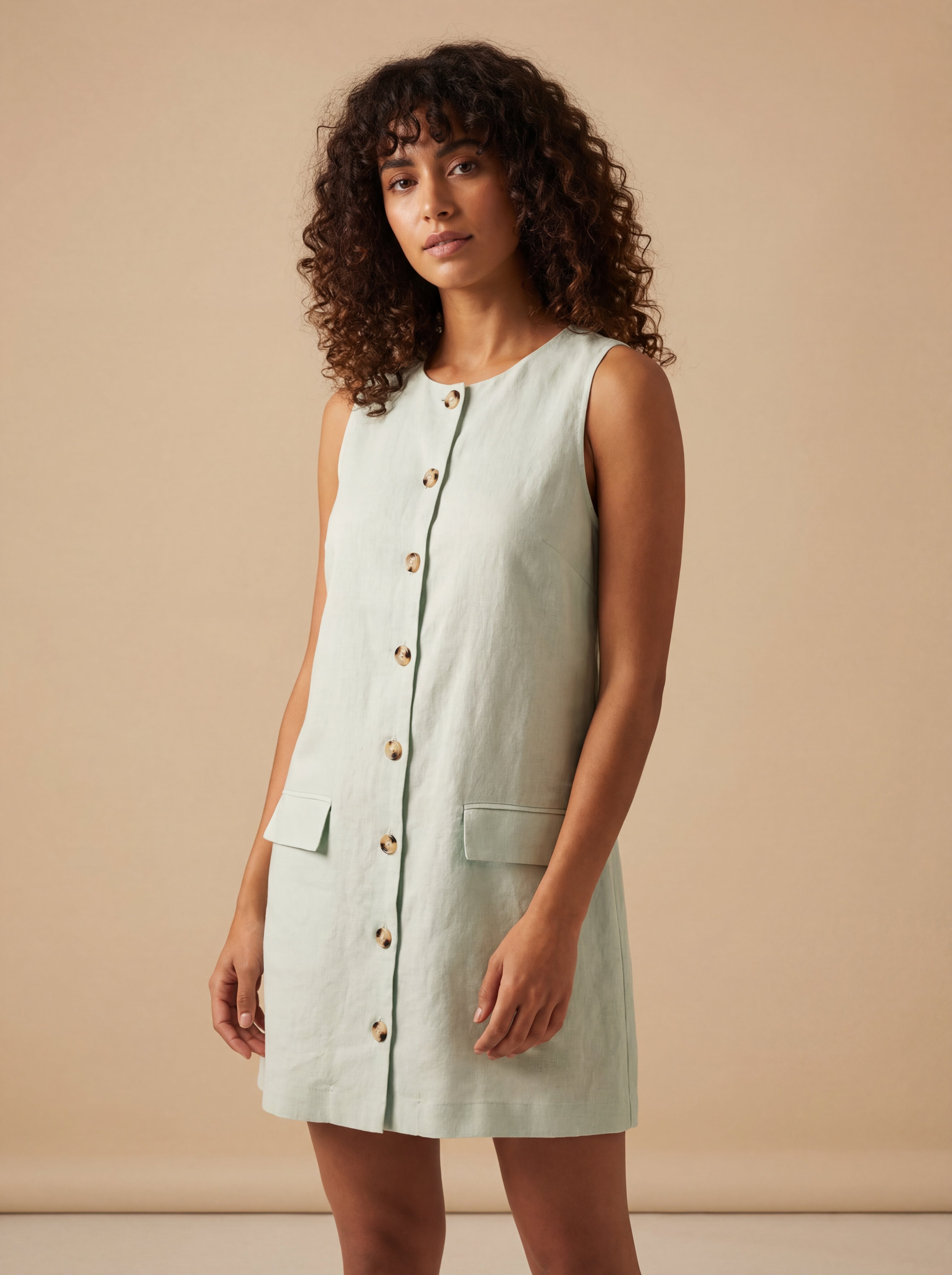 Vestido Dora Linho Puro