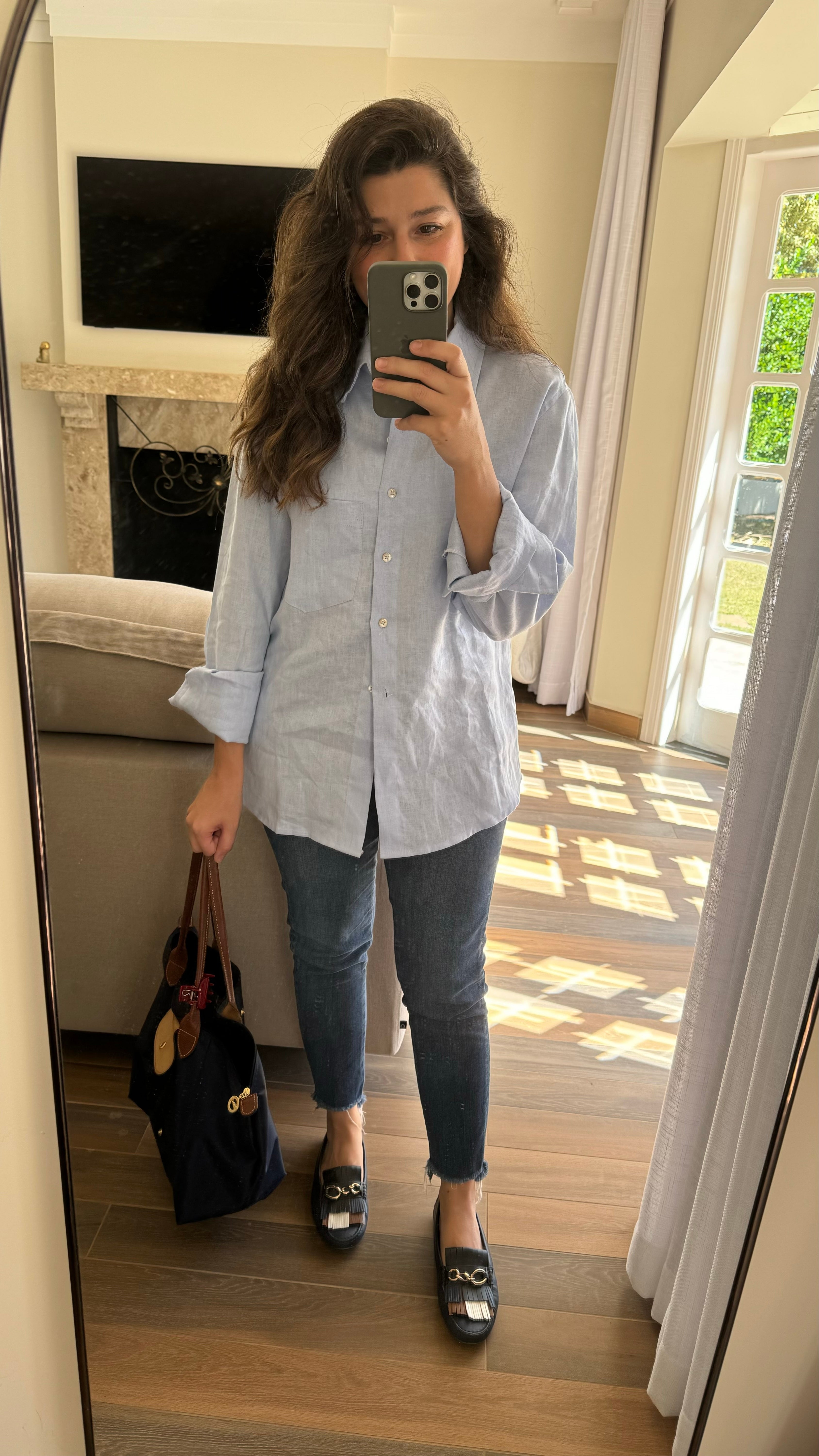 Camisa Feminina Edi de Linho Puro · Minimalista Elegante | Baddu