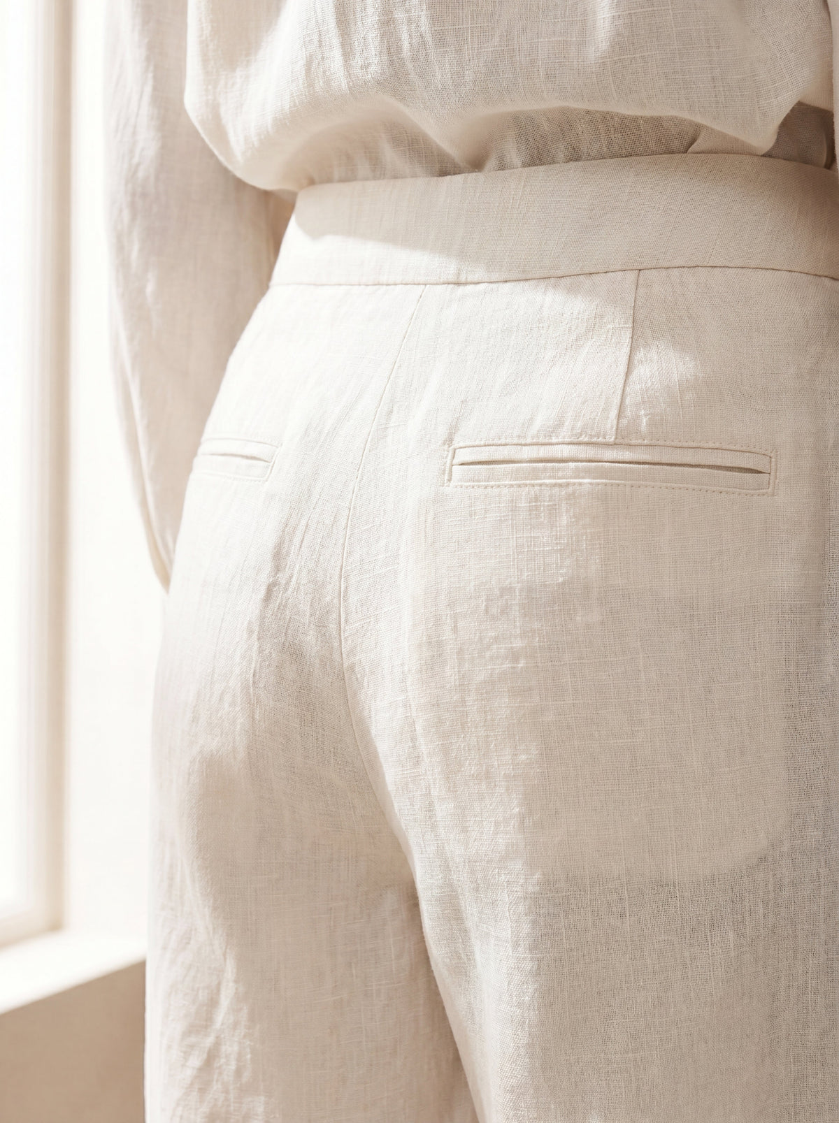 Bermuda Nara Branco — Detalhe 02 #Cor_Branco