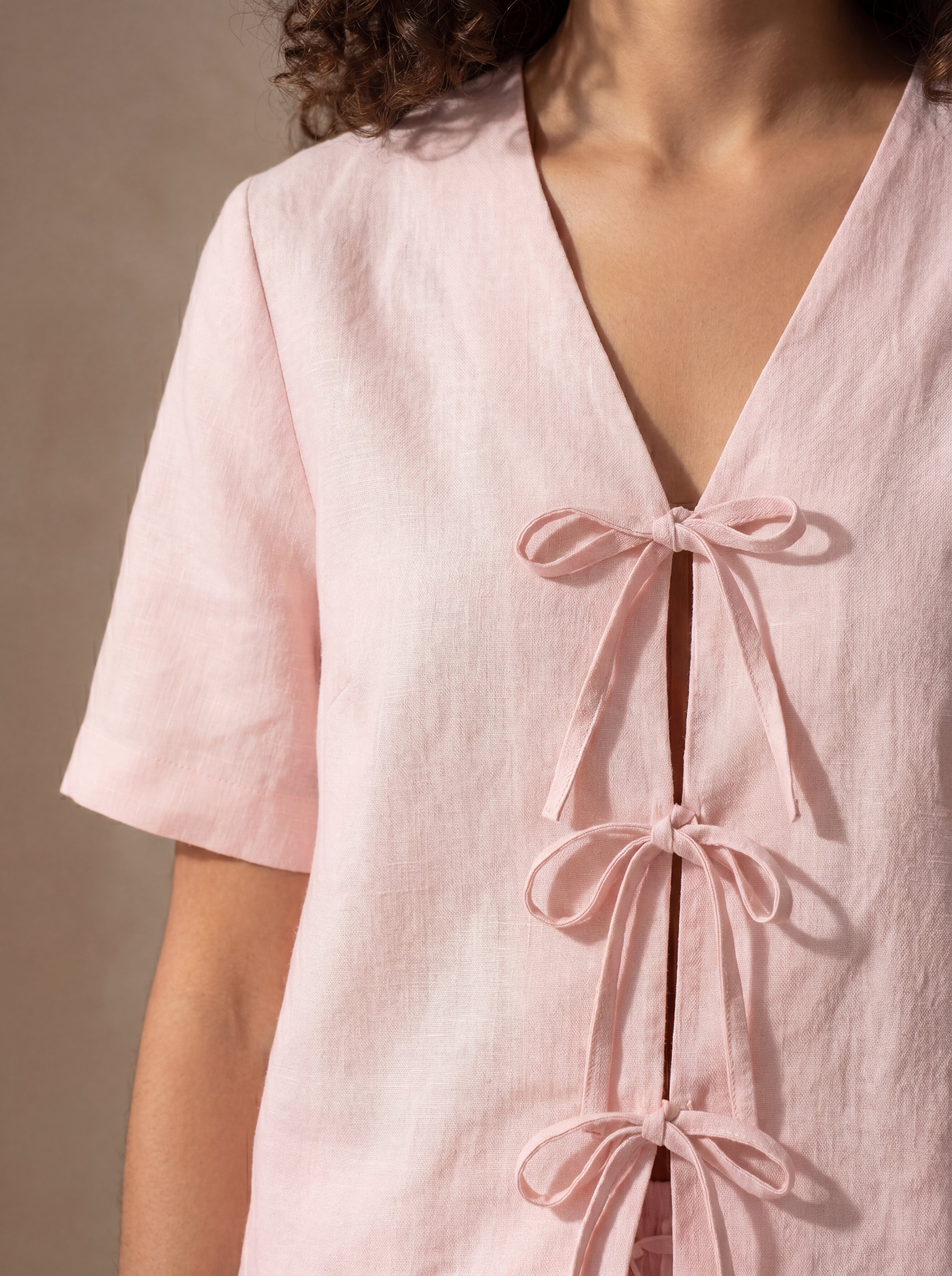 Conjunto Helena Rosa Bebê — Detalhe 01 #Cor_Rosa Bebê
