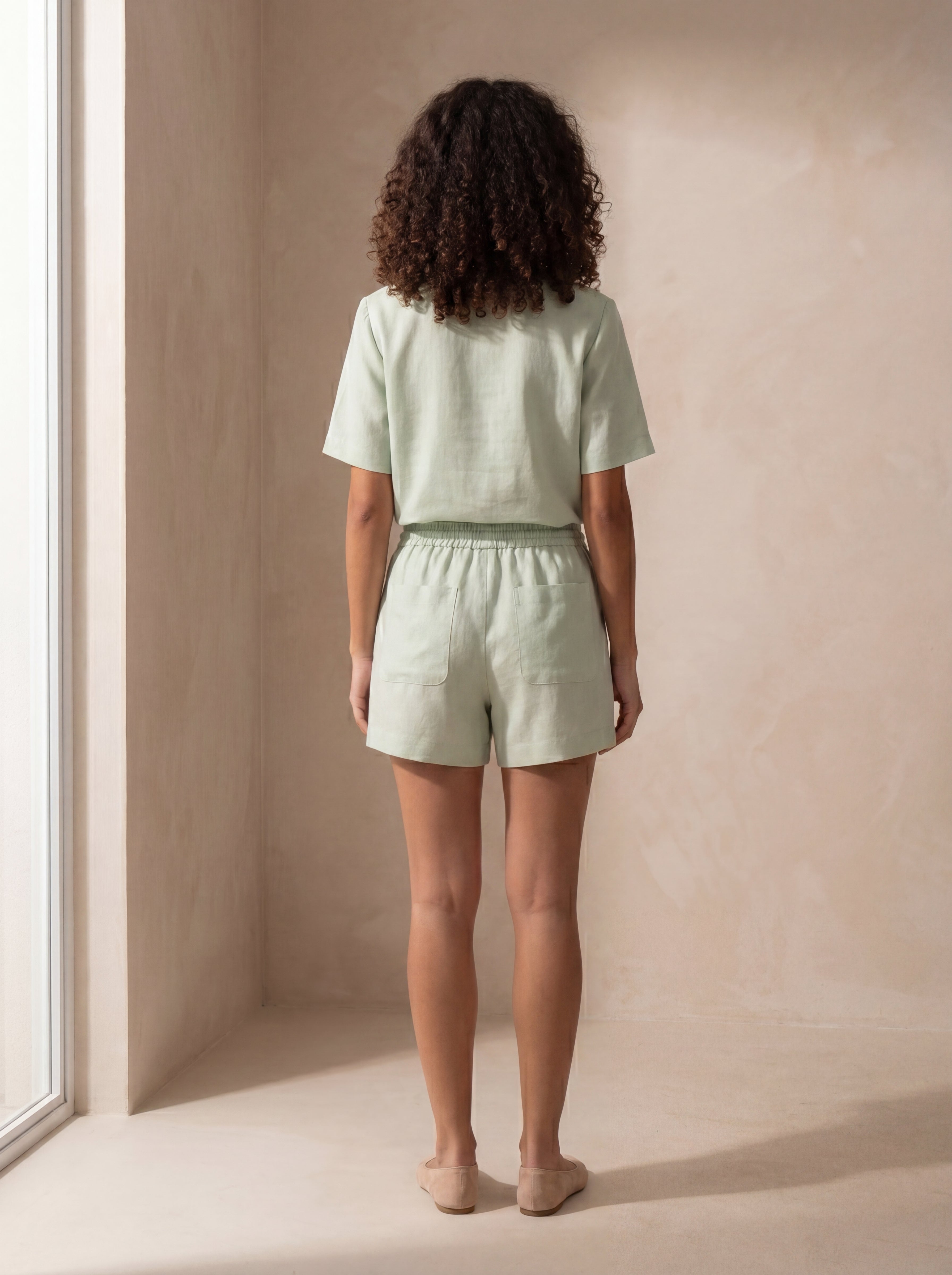 Conjunto Helena Verde Menta — Costas 01 #Cor_Verde Menta