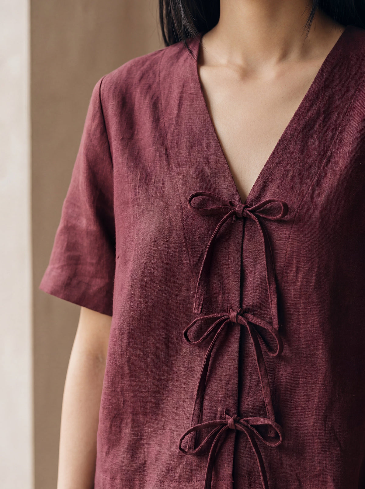 Conjunto Helena Magenta — Detalhe 01 #Cor_Magenta