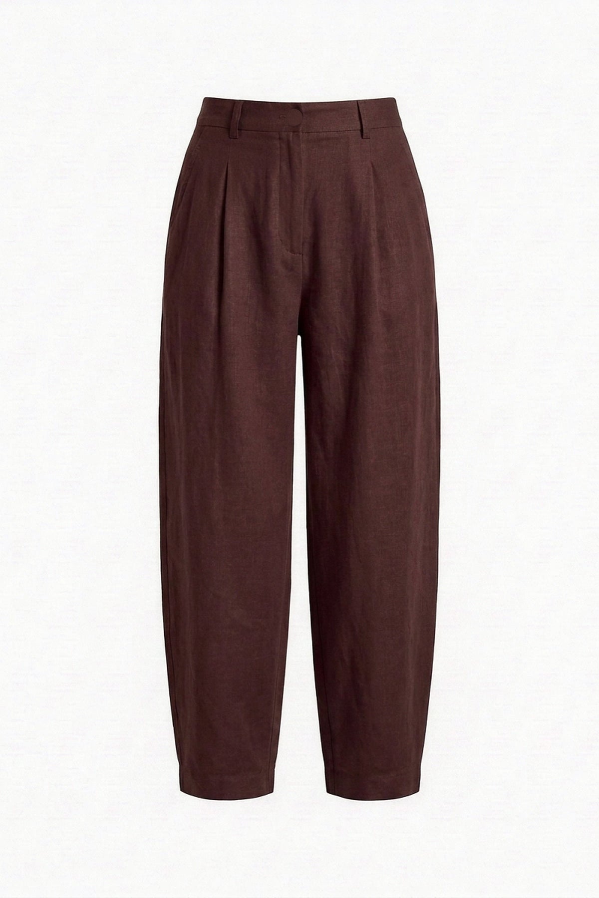 Calça Íris Linho Puro Chocolate — Peça
