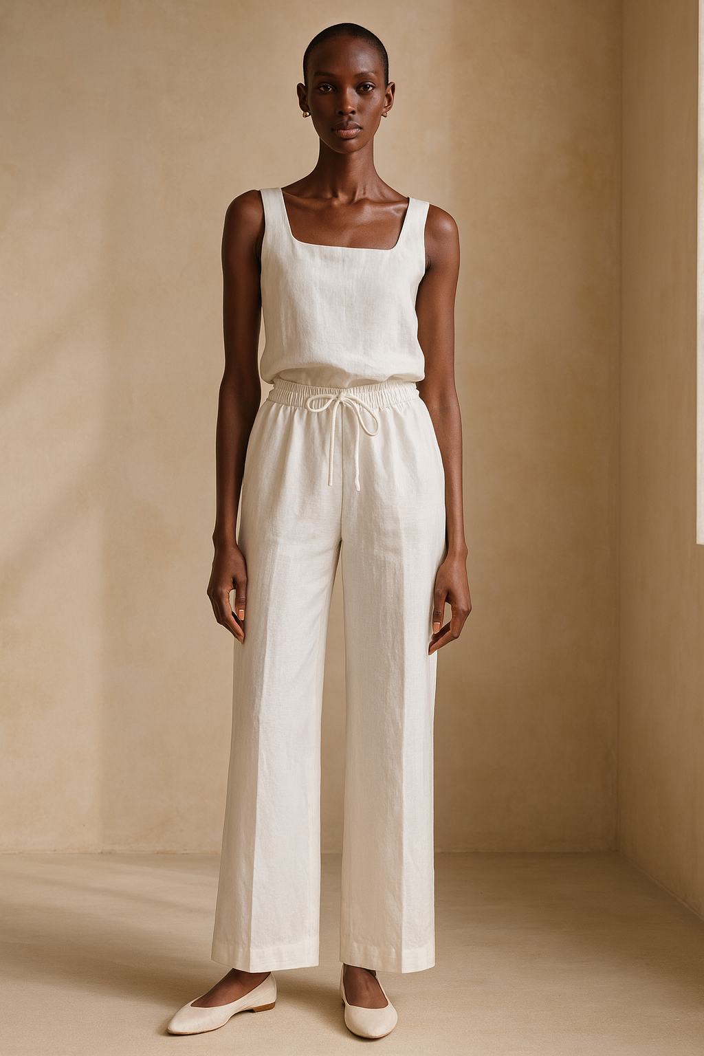 Blusa Sarah Offwhite 100% Linho
