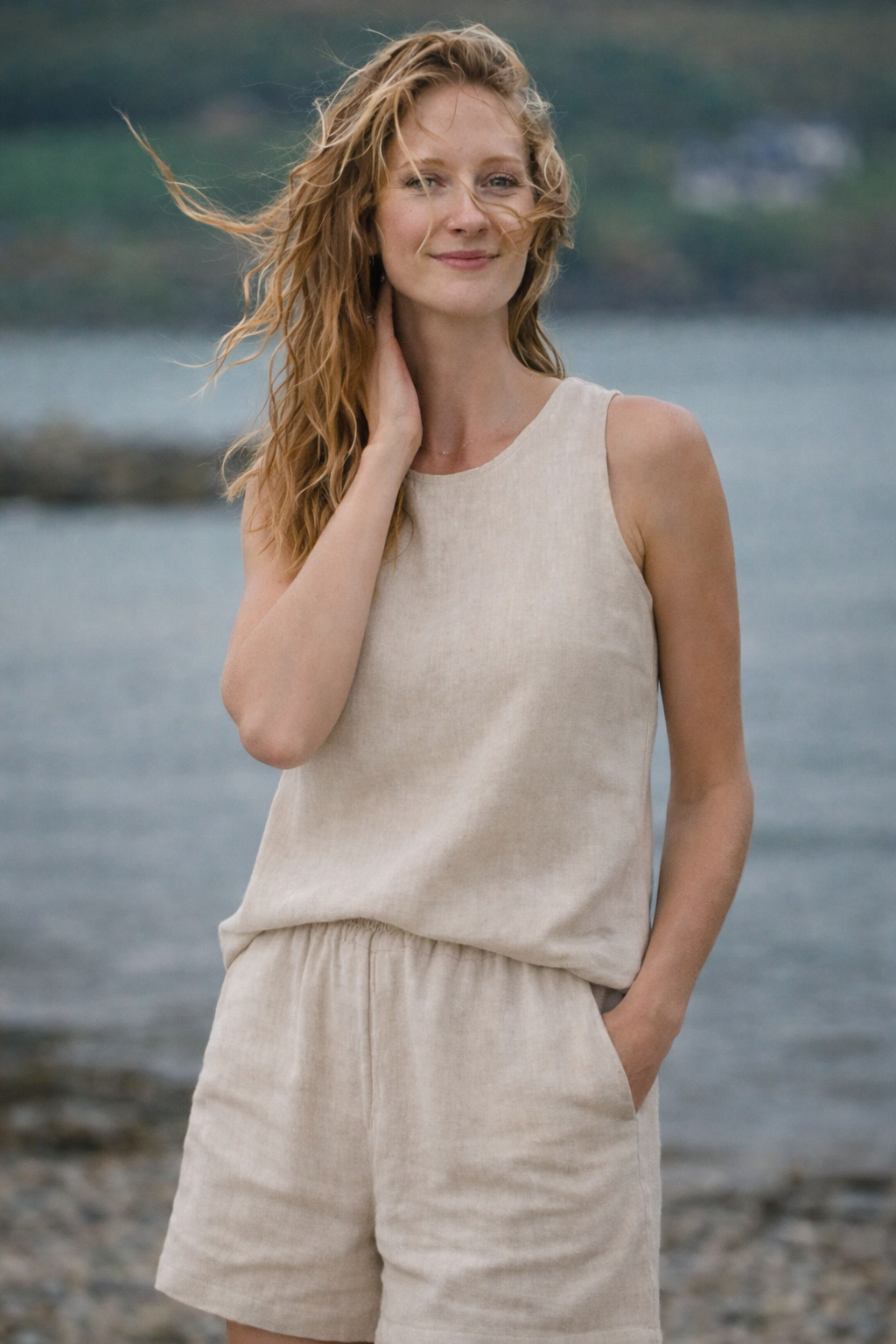 Bermuda Dora Linho Puro