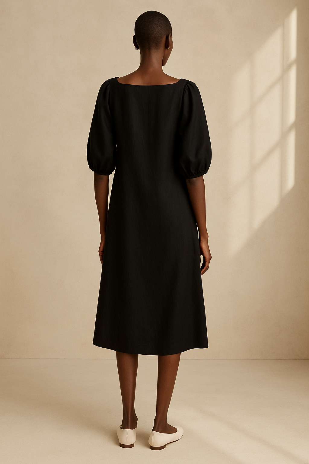 Vestido Lara Midi 100% Linho