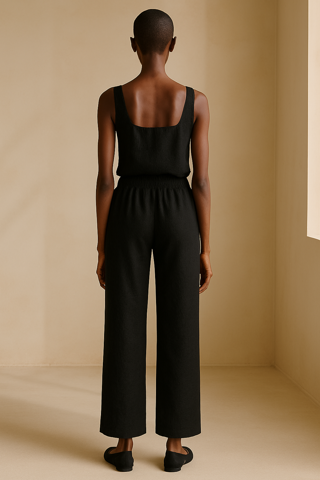 Blusa Sarah Preta 100% Linho