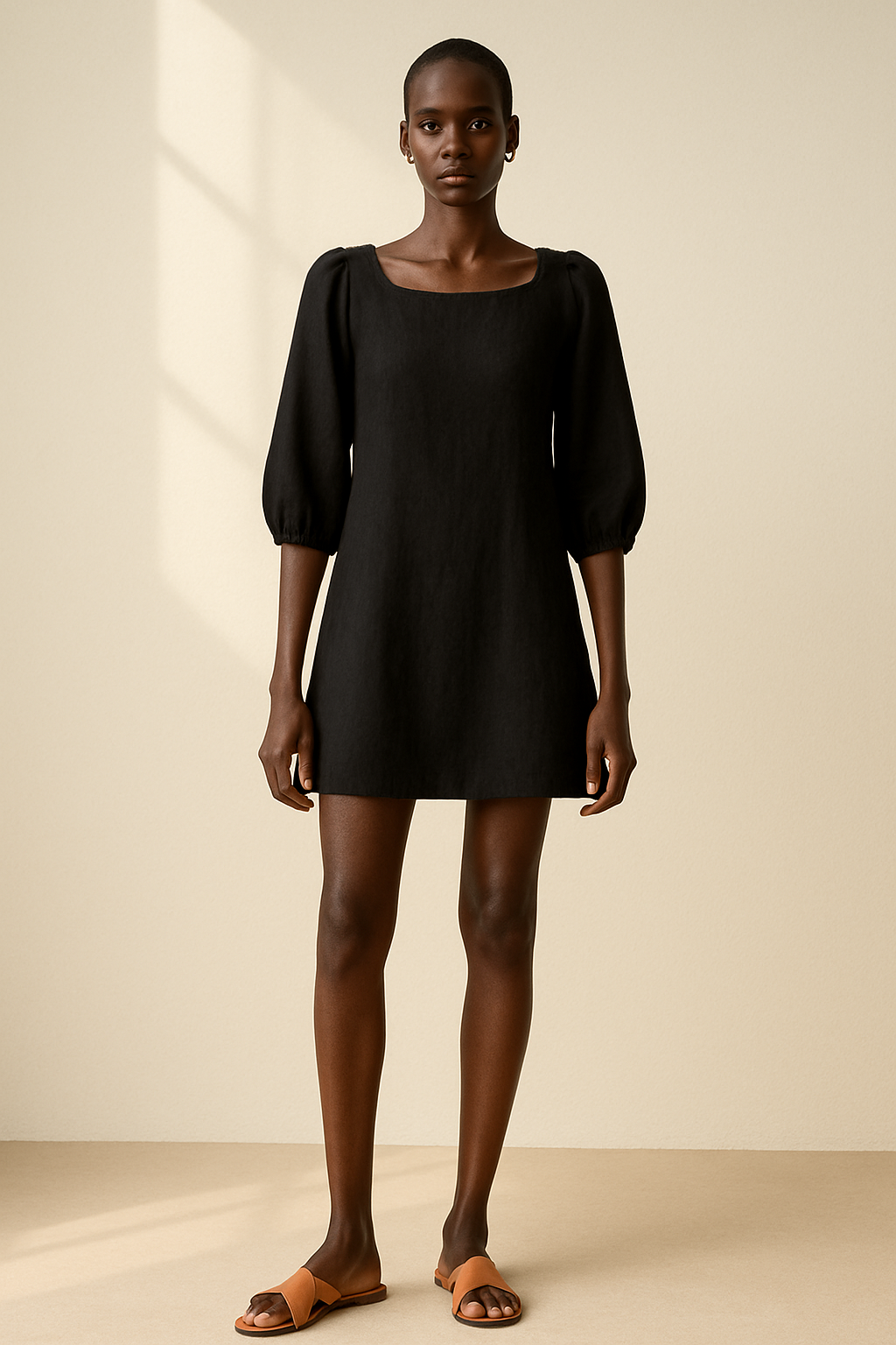 Vestido Lara Curto 100% Linho
