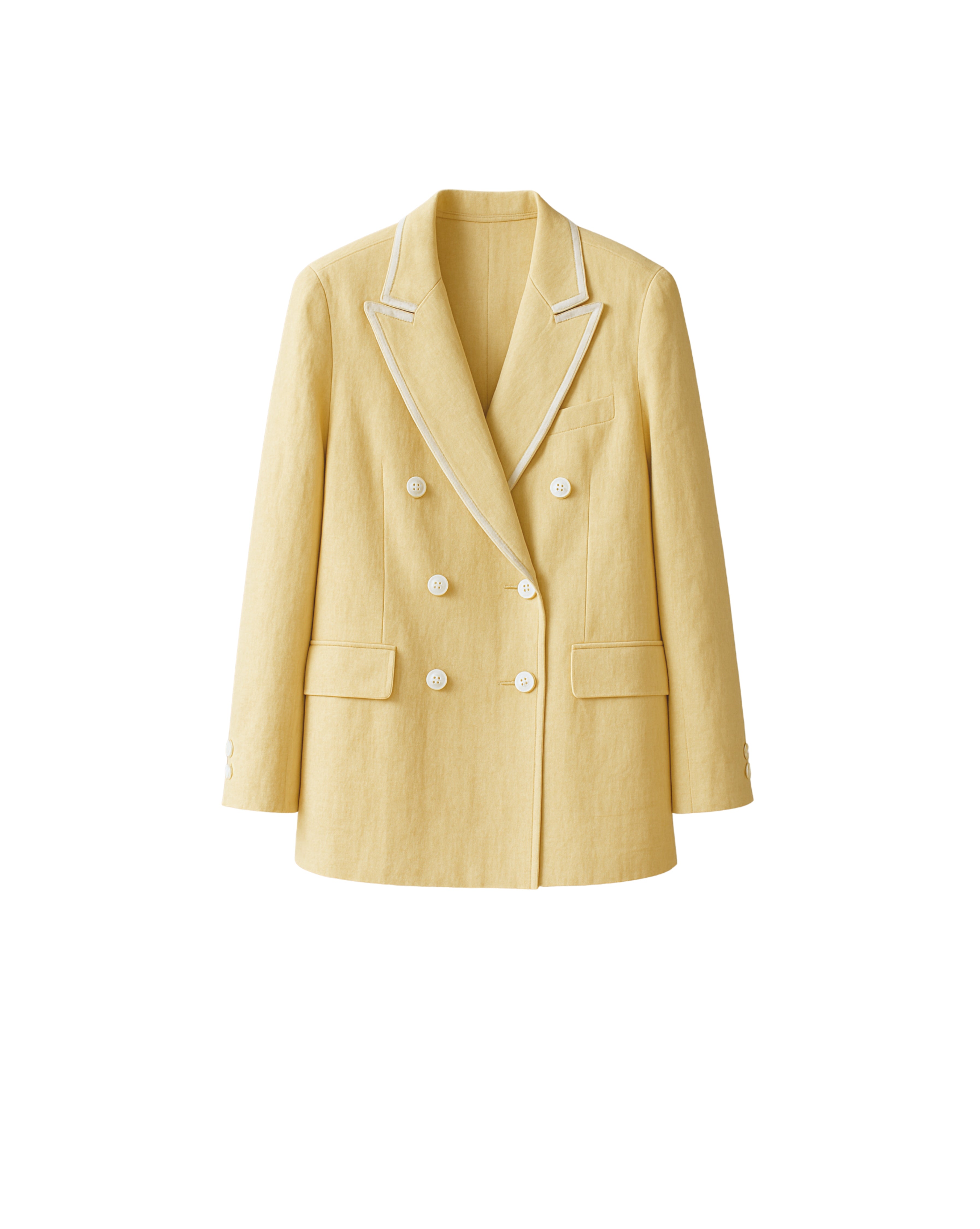 Blazer Vic 100% Linho Manteiga