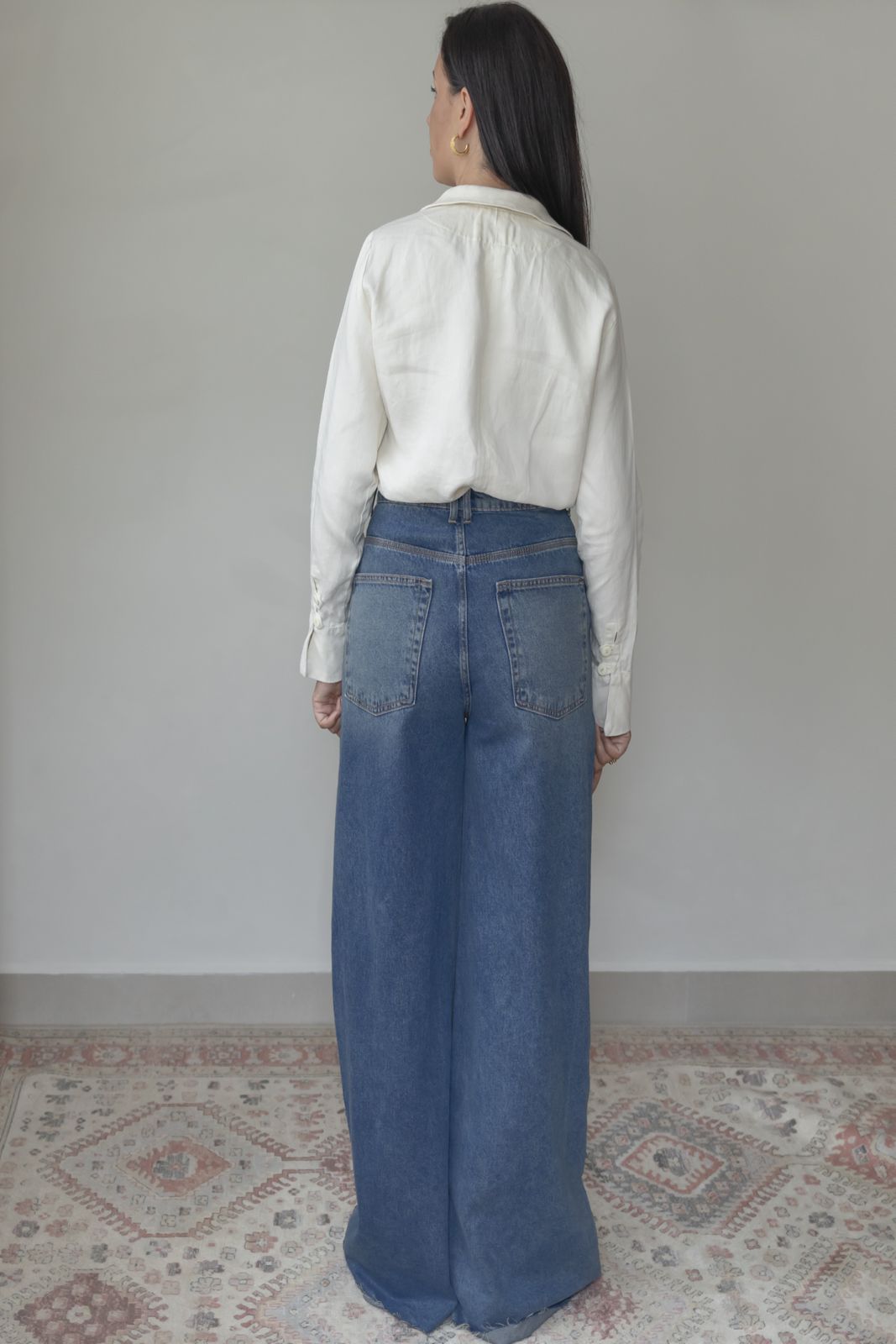 Camisa Alessandra 100% Linho Irlandês Off