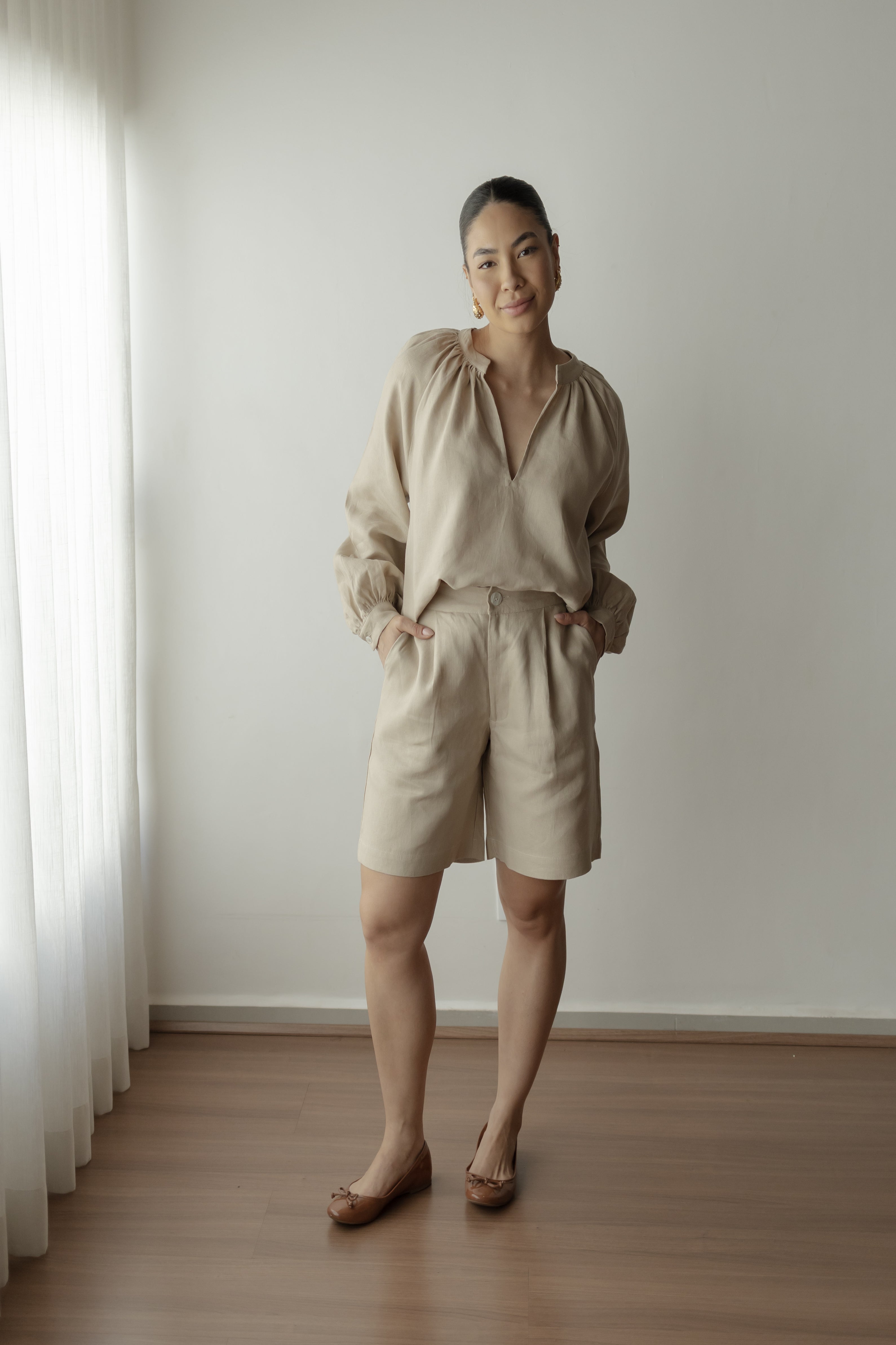 Bata Lívia 100% Linho