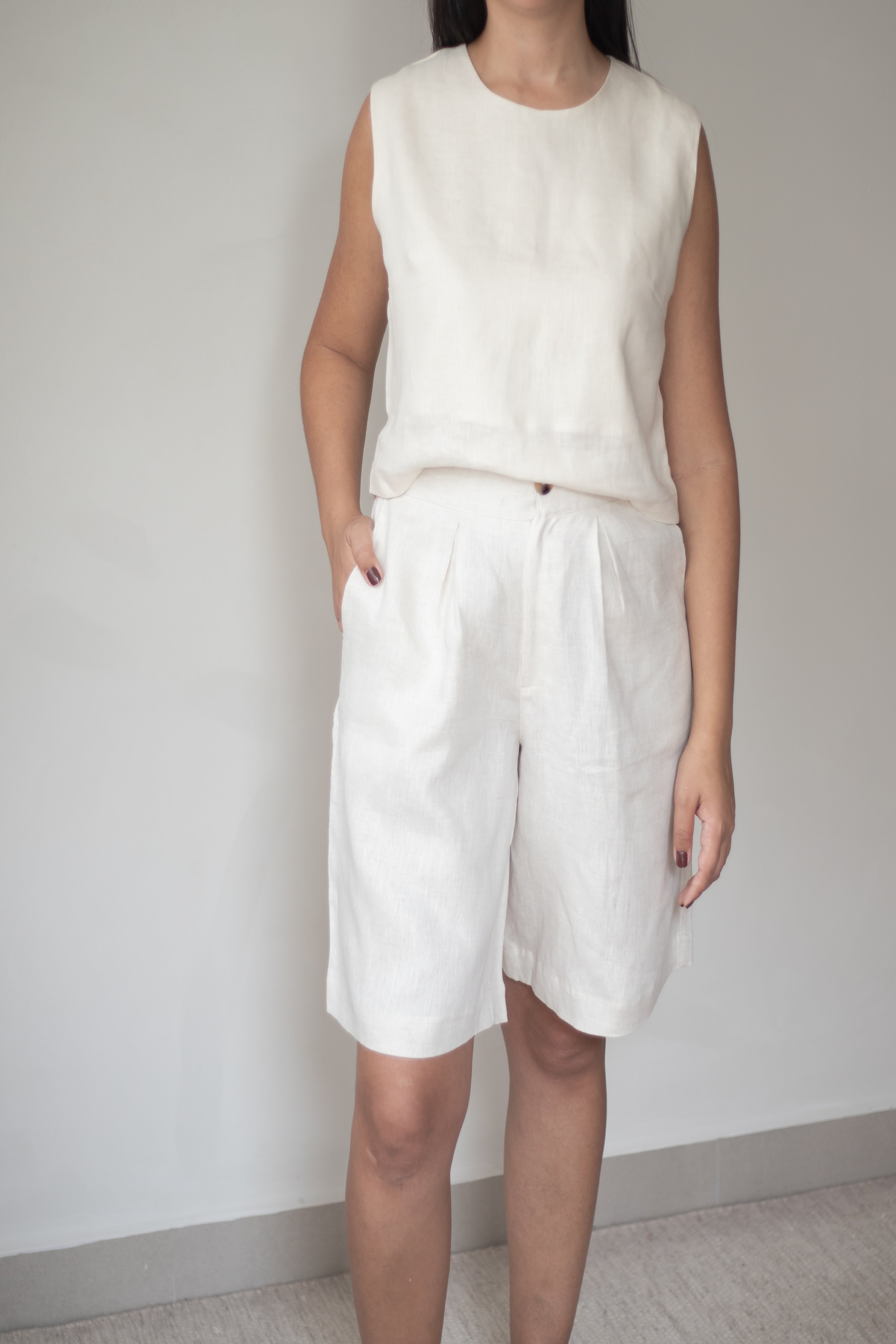 Bermuda Nara 100% Linho