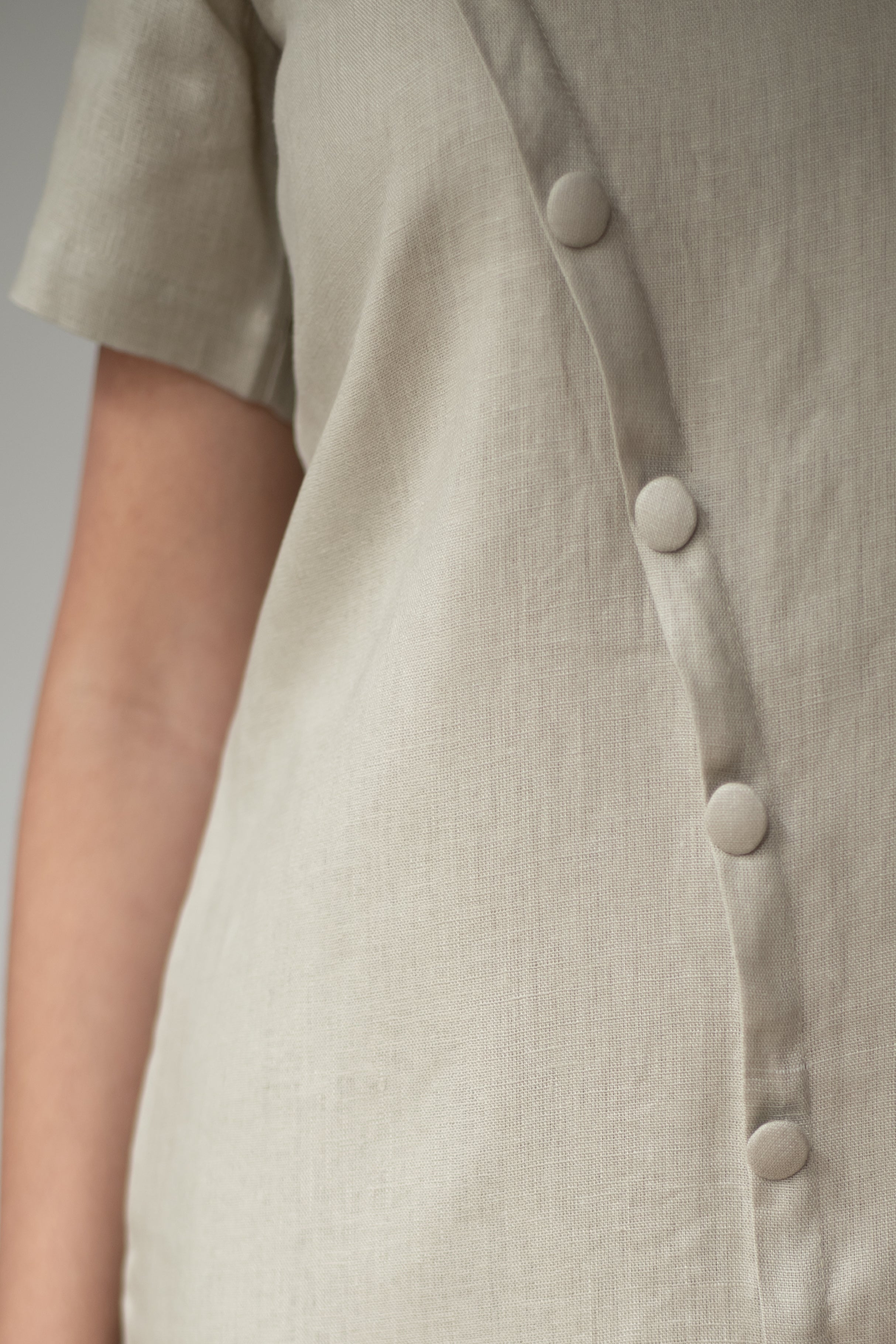 Vestido Duda 100% Caqui