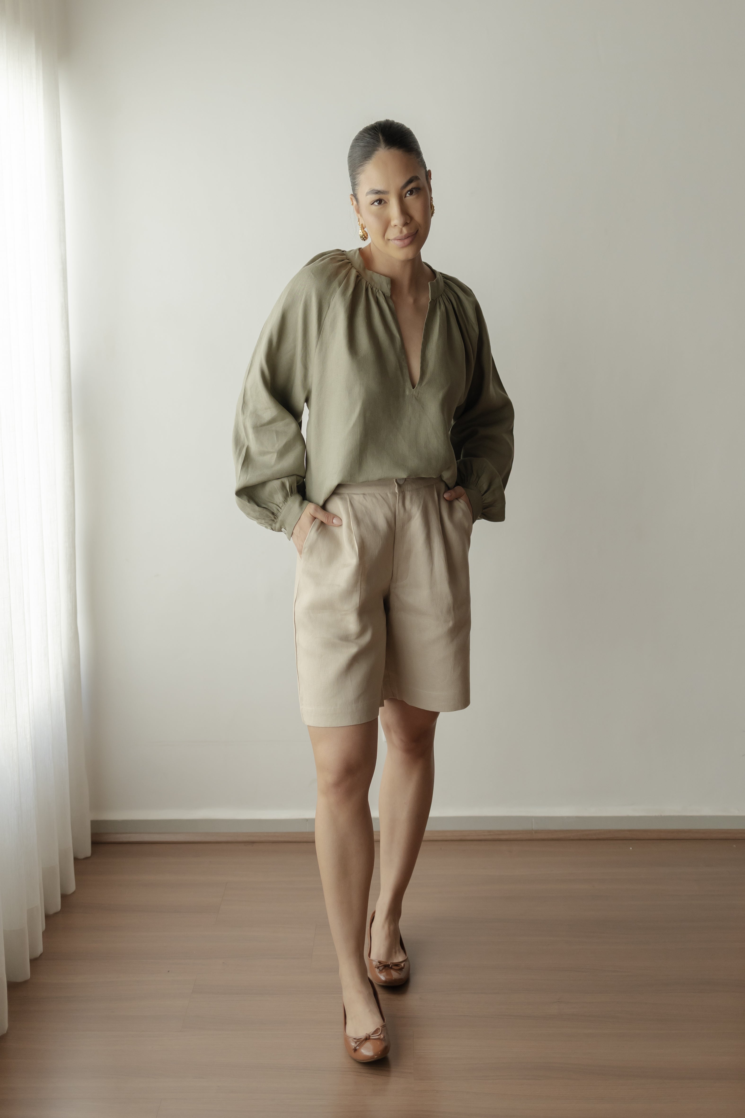 Bata Lívia 100% Linho