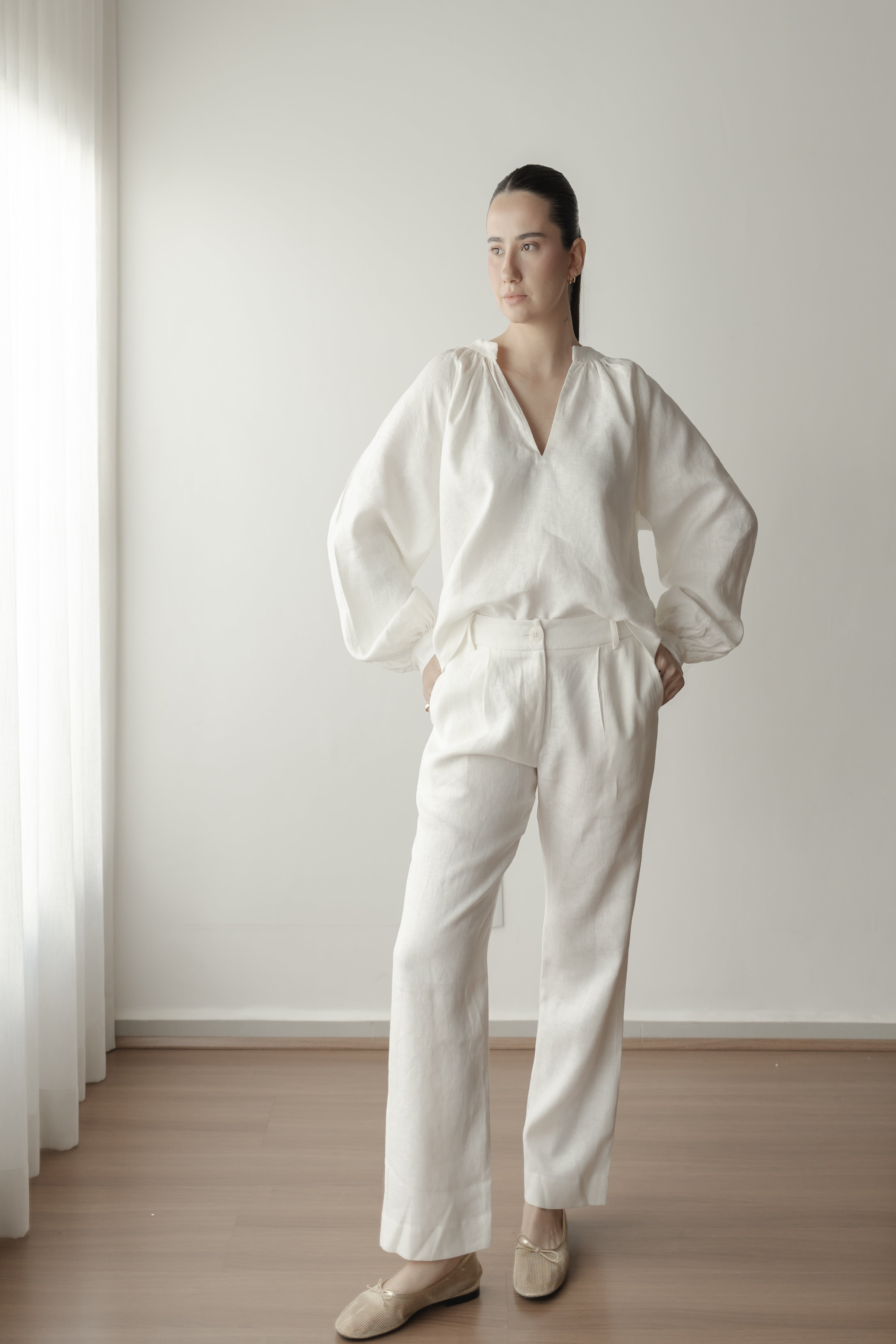 Bata Lívia 100% Linho