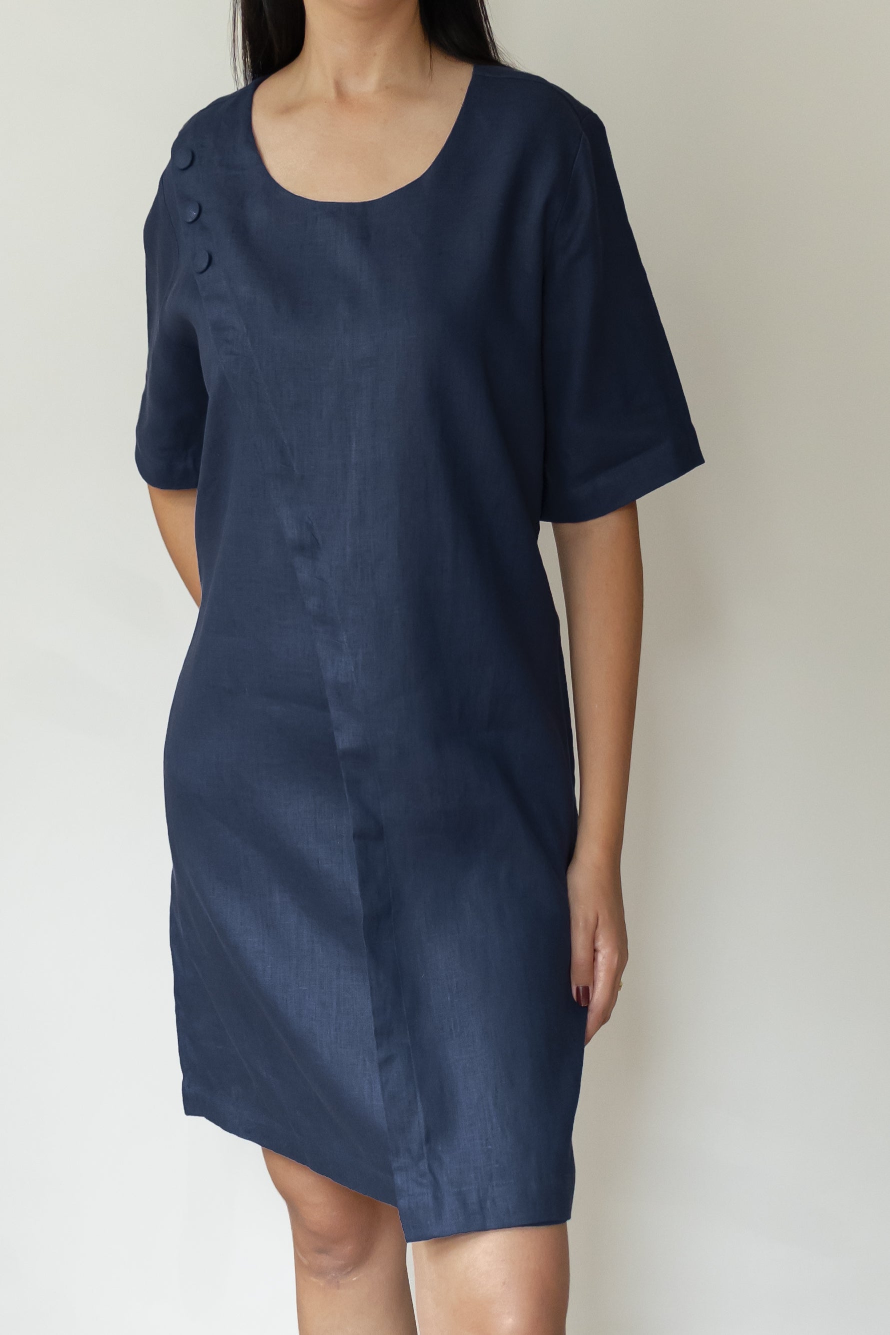 Vestido Júlia 100% Marinho