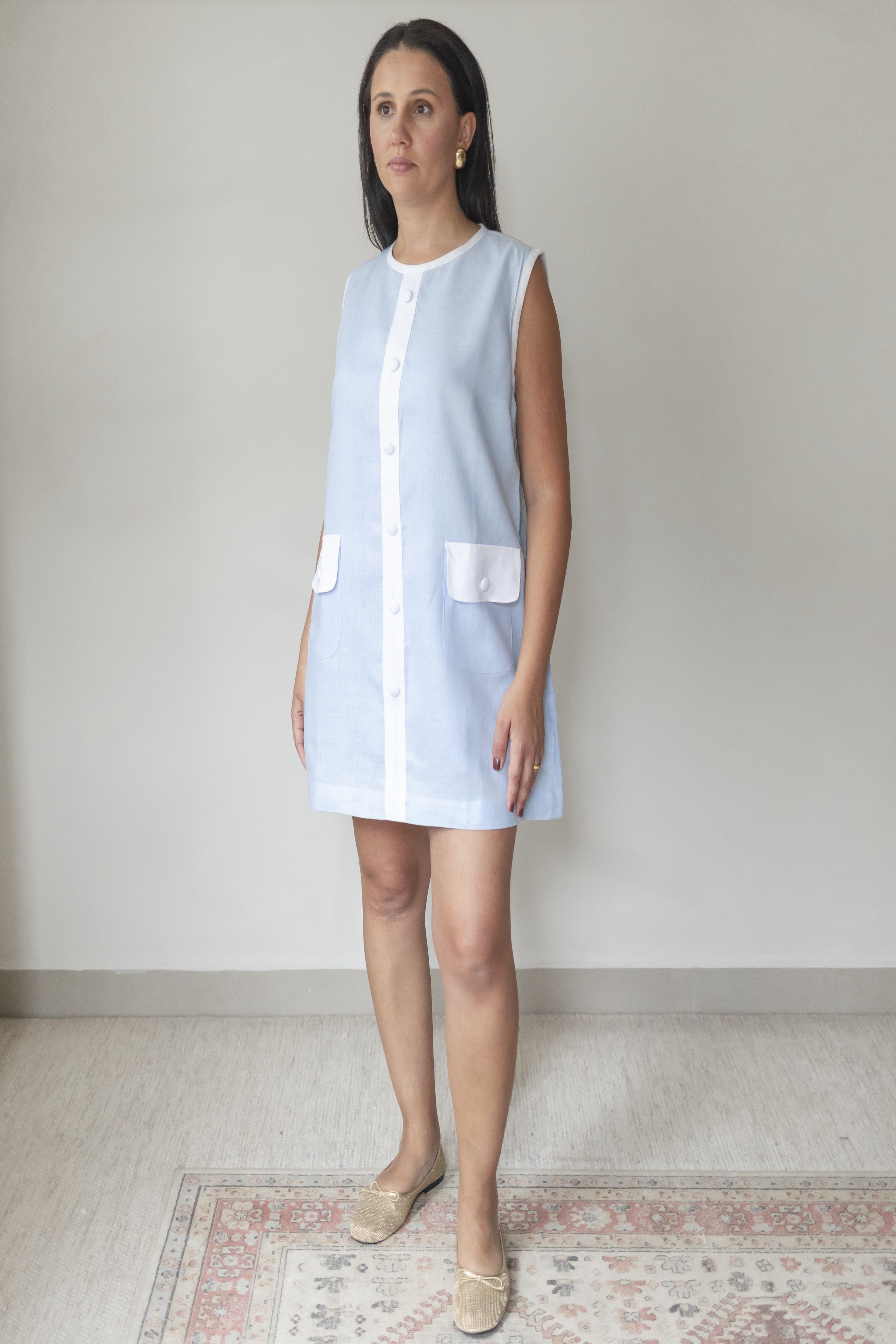 Vestido Mari 100% Hortênsia