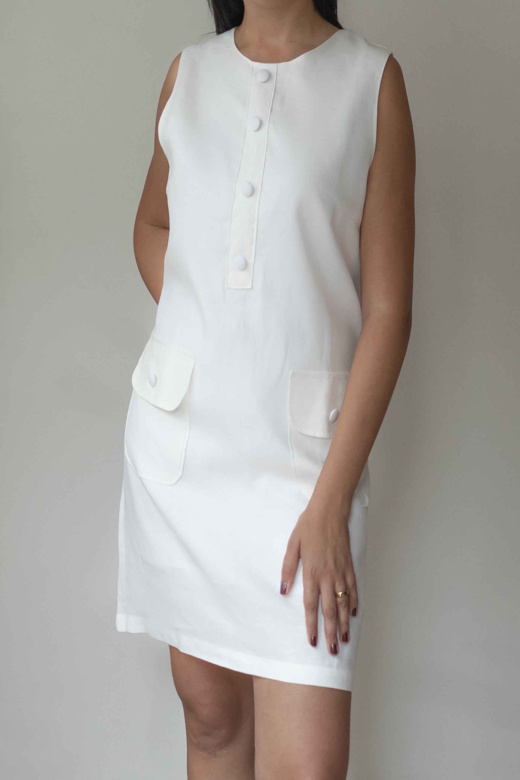 Vestido Elza 100% Branco