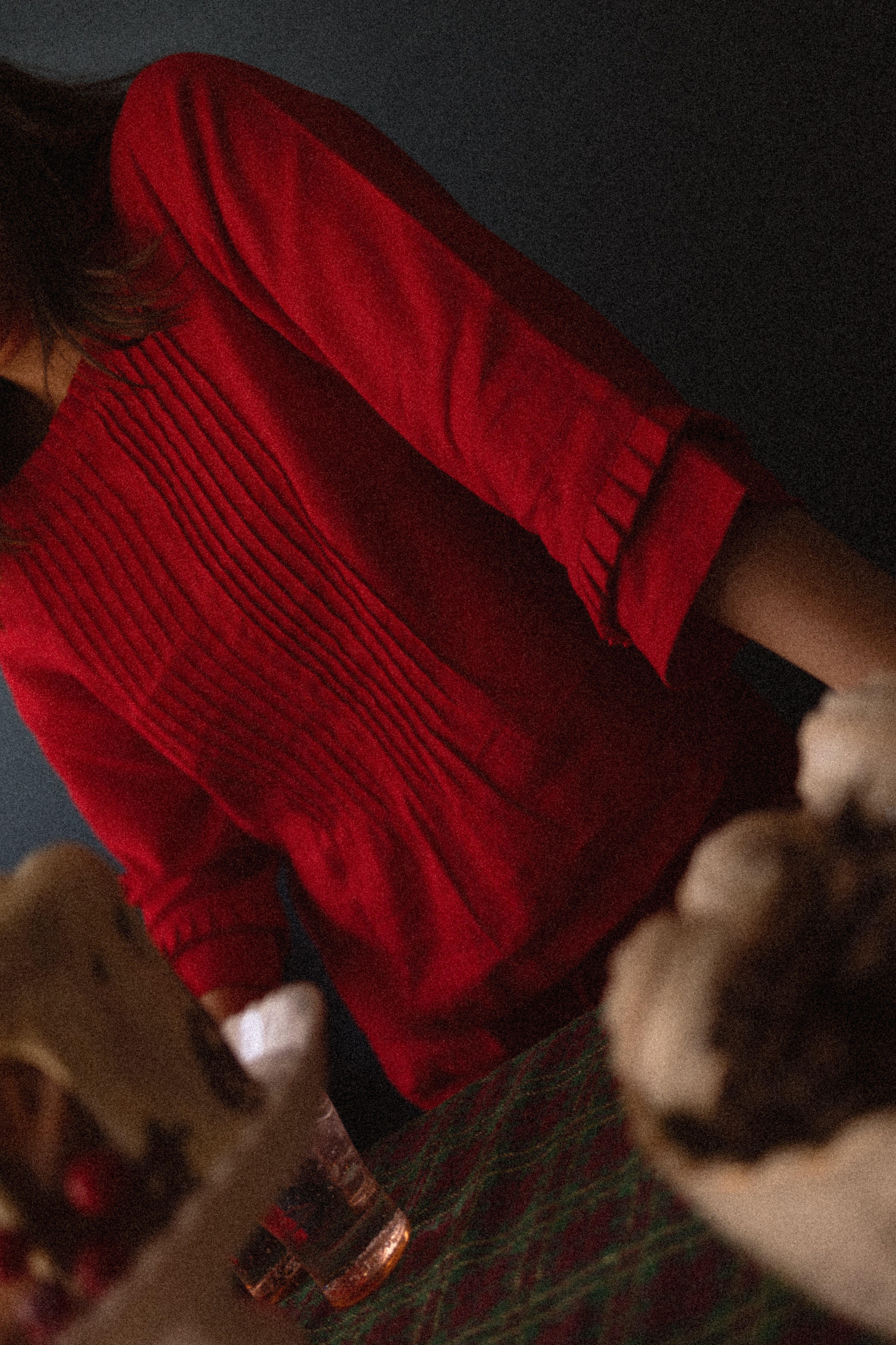 Blusa Alpina 100% Linho Cereja