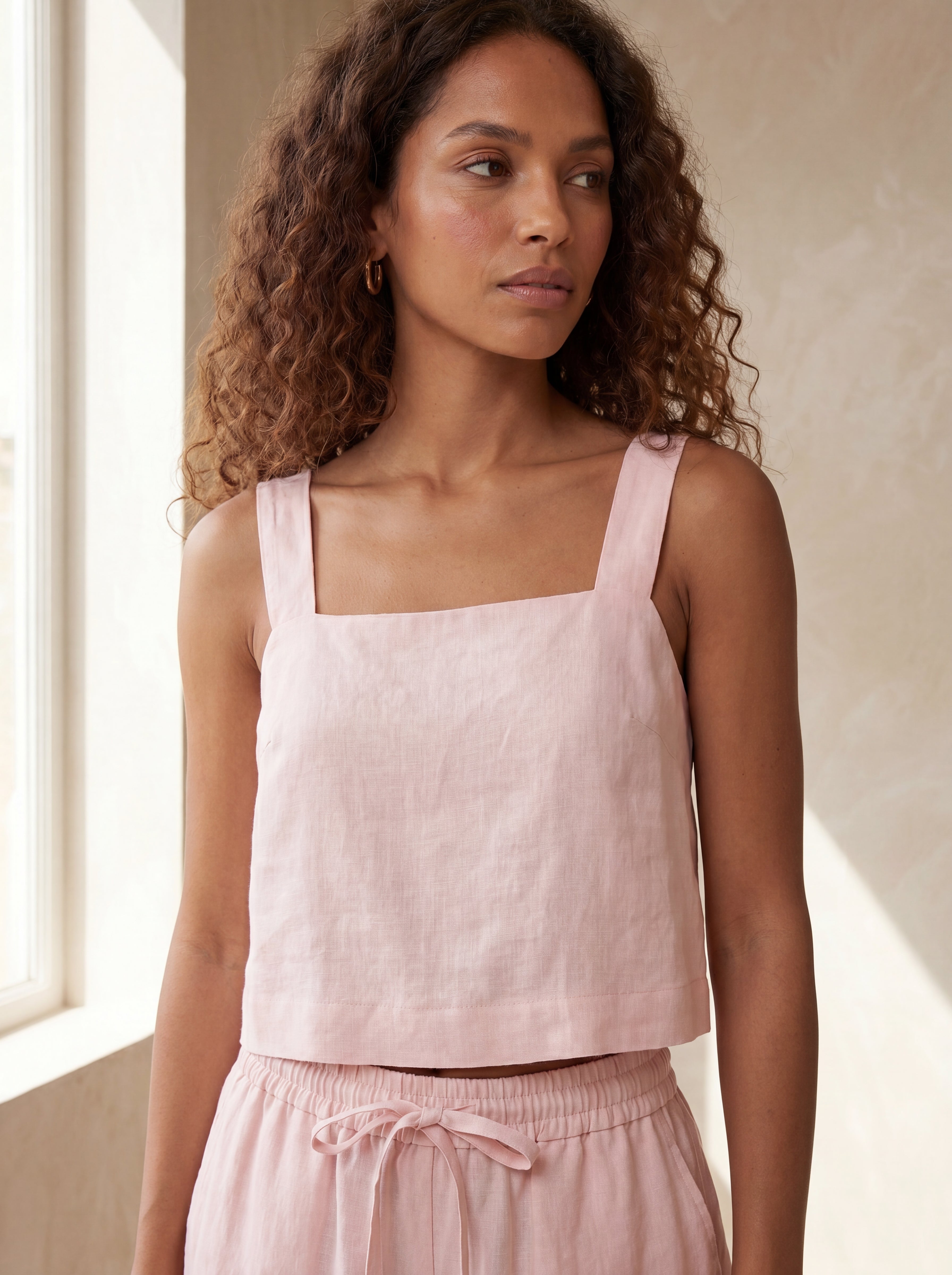 Calça Sandra Rosa Bebê — Frente 03 #Cor_Rosa Bebê