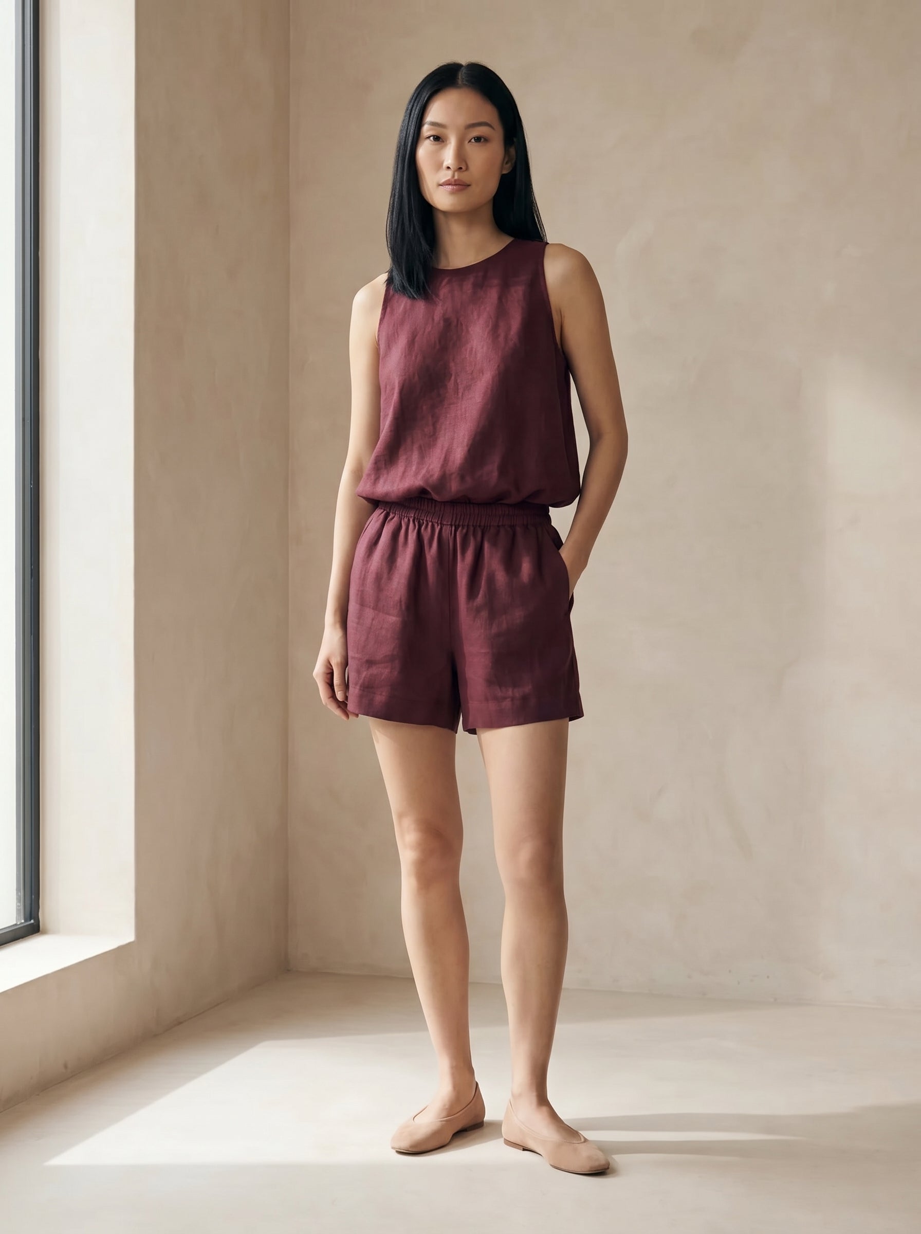 Bermuda Dora Magenta — Frente 01 #Cor_Magenta