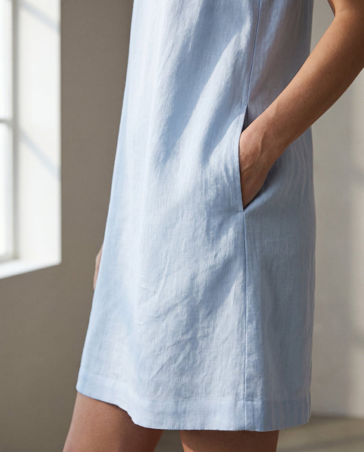Vestido Beatriz Azul Bebê — Detalhe 02 #Cor_Azul Bebê