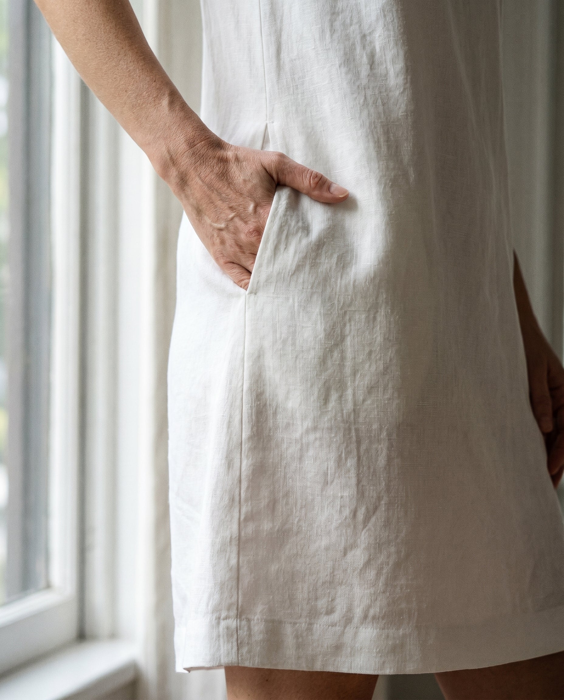 Vestido Beatriz Branco — Detalhe 04 #Cor_Branco