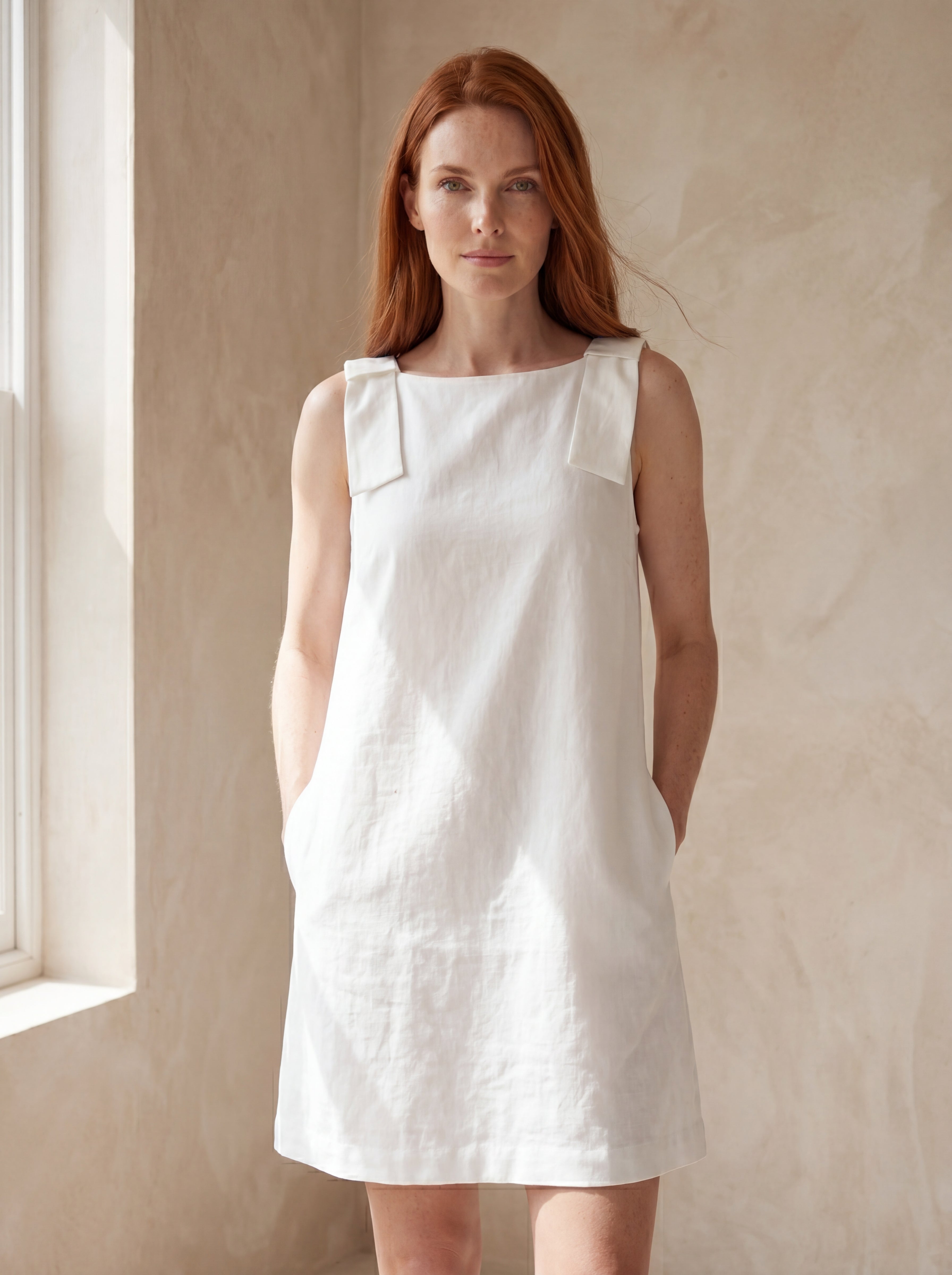 Vestido Beatriz Offwhite — Frente 01 #Cor_Offwhite